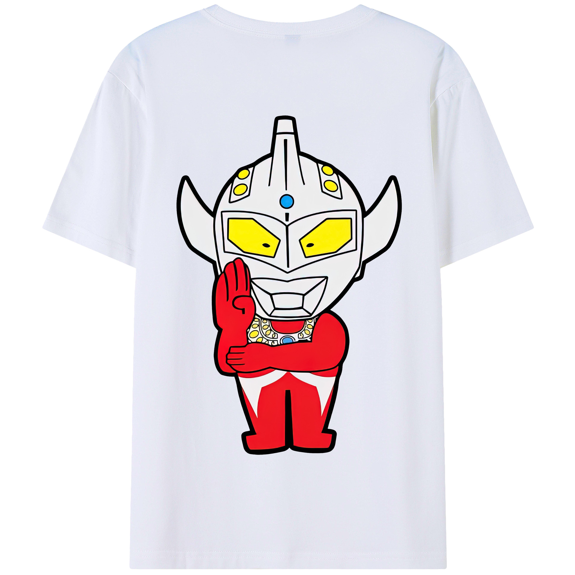 （画像用） ウルトラマン Ultraman 綿100％半袖Tシャツ（背面プリント）