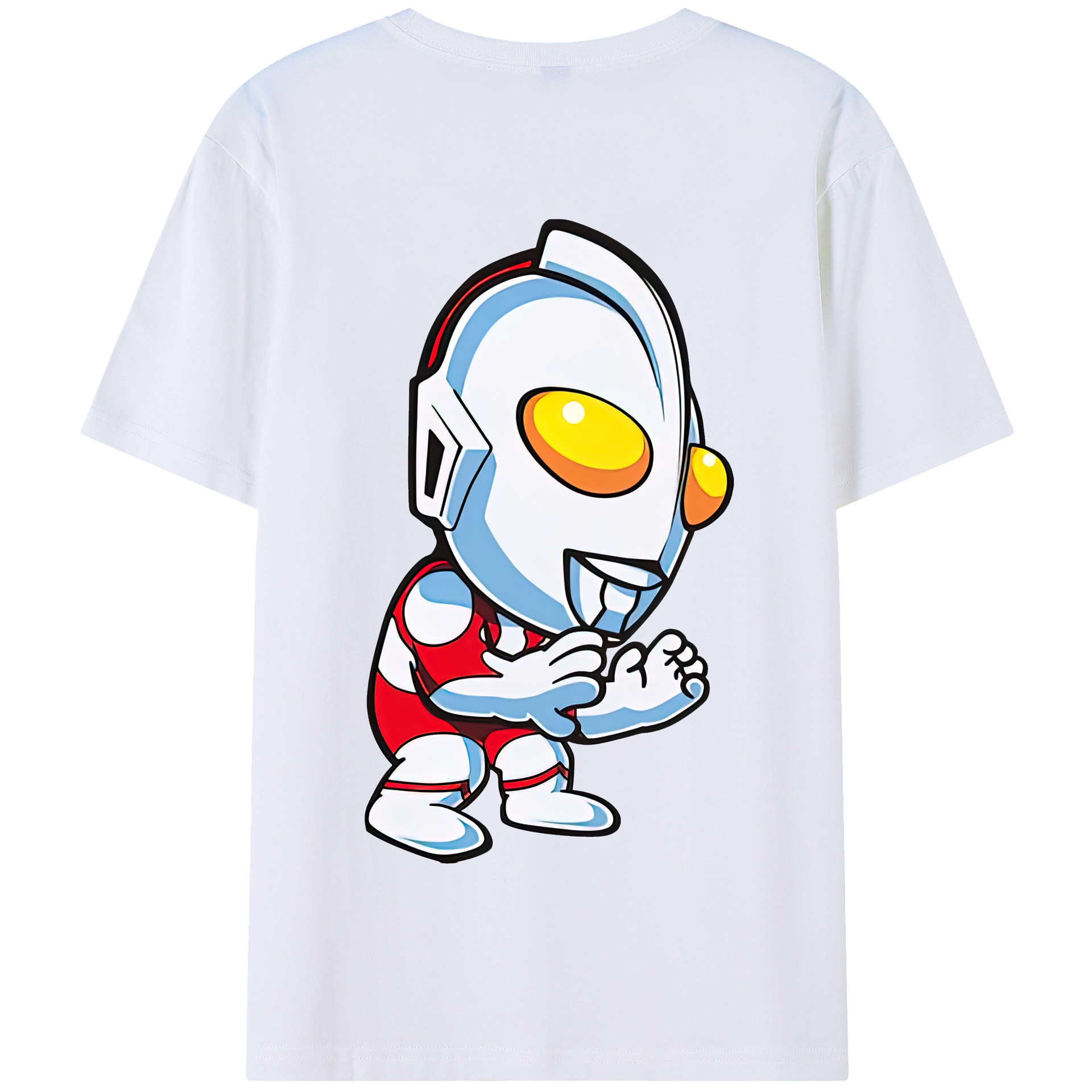 （画像用） ウルトラマン Ultraman 綿100％半袖Tシャツ（背面プリント）