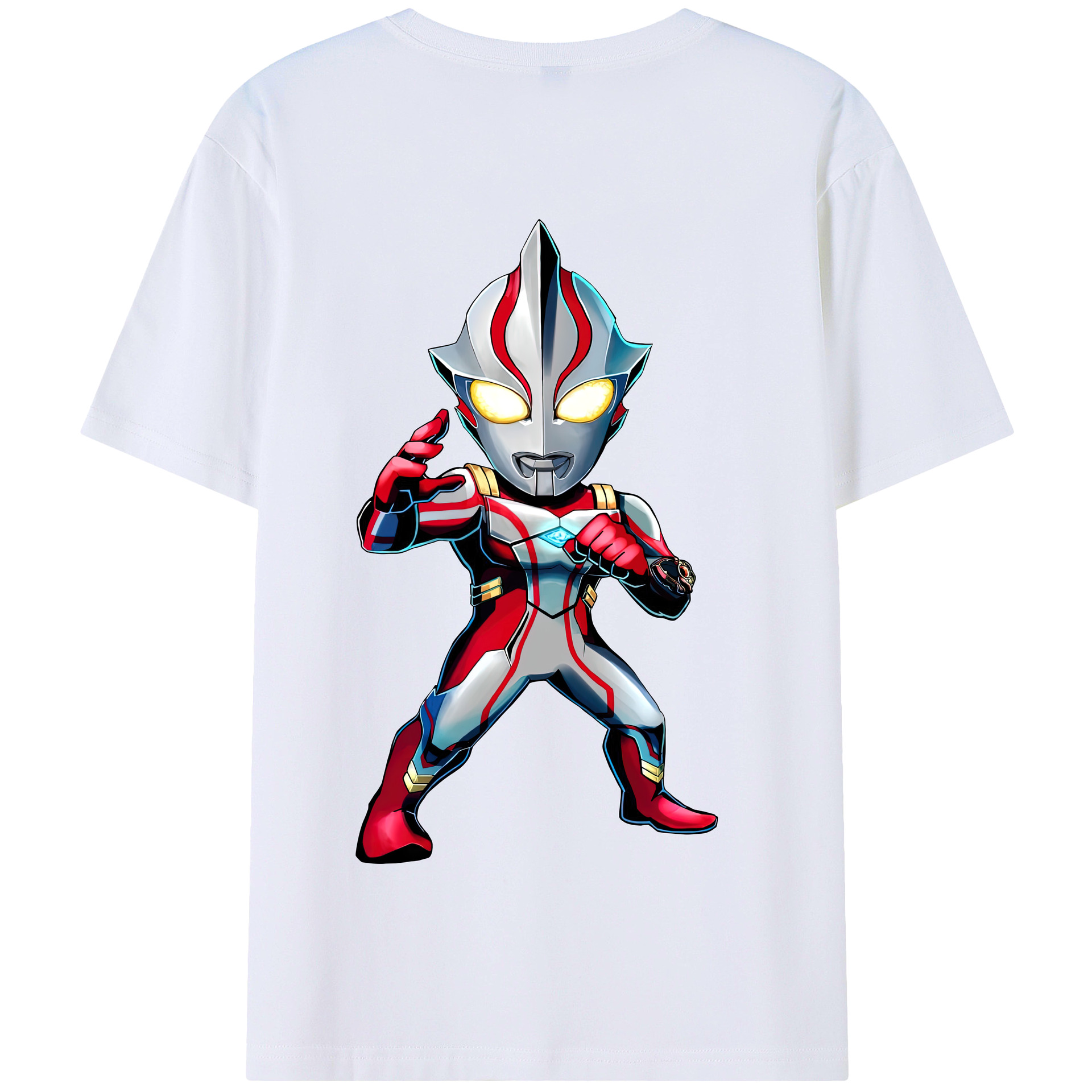 （画像用） ウルトラマン Ultraman 綿100％半袖Tシャツ（背面プリント）