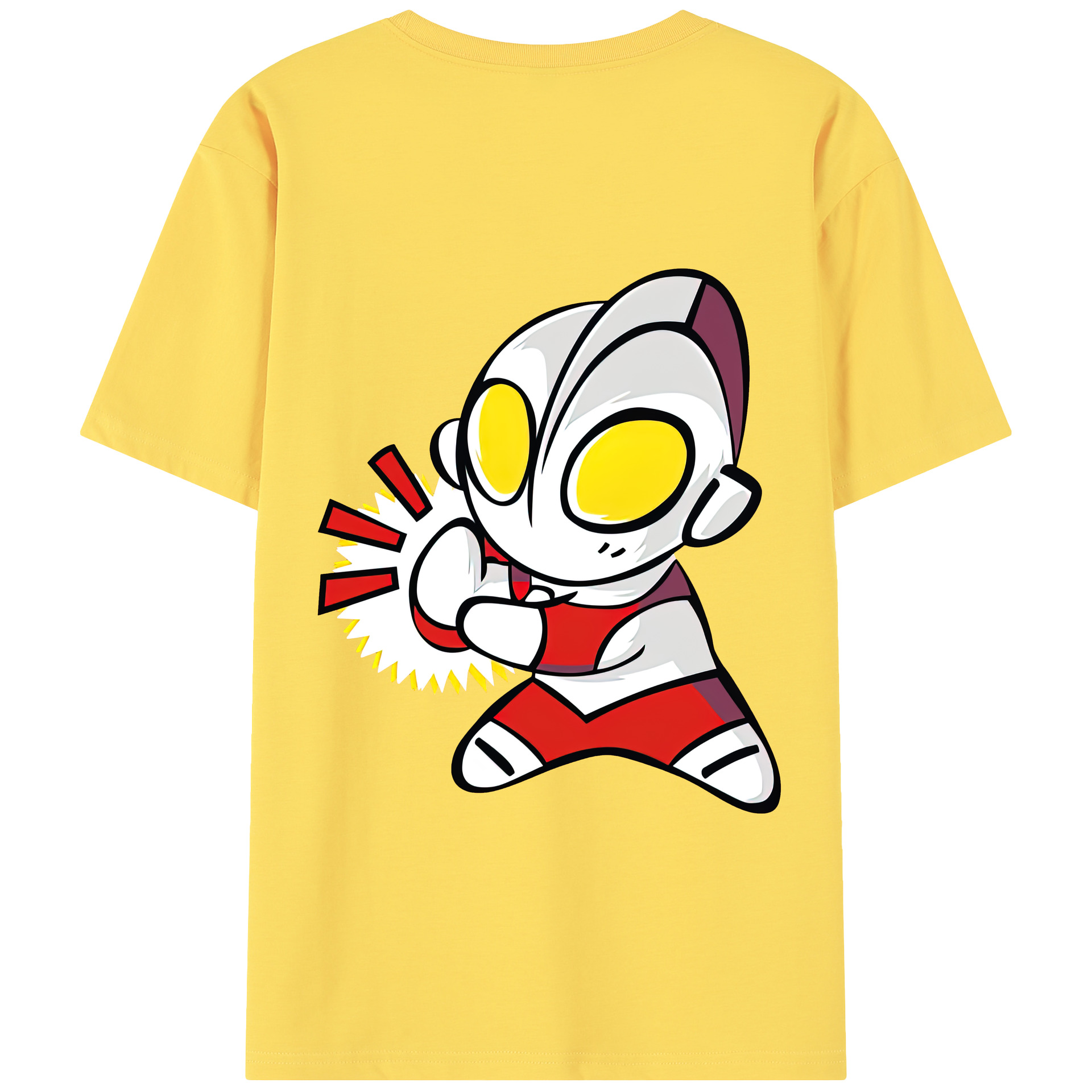 （画像用） ウルトラマン Ultraman 綿100％半袖Tシャツ（背面プリント）