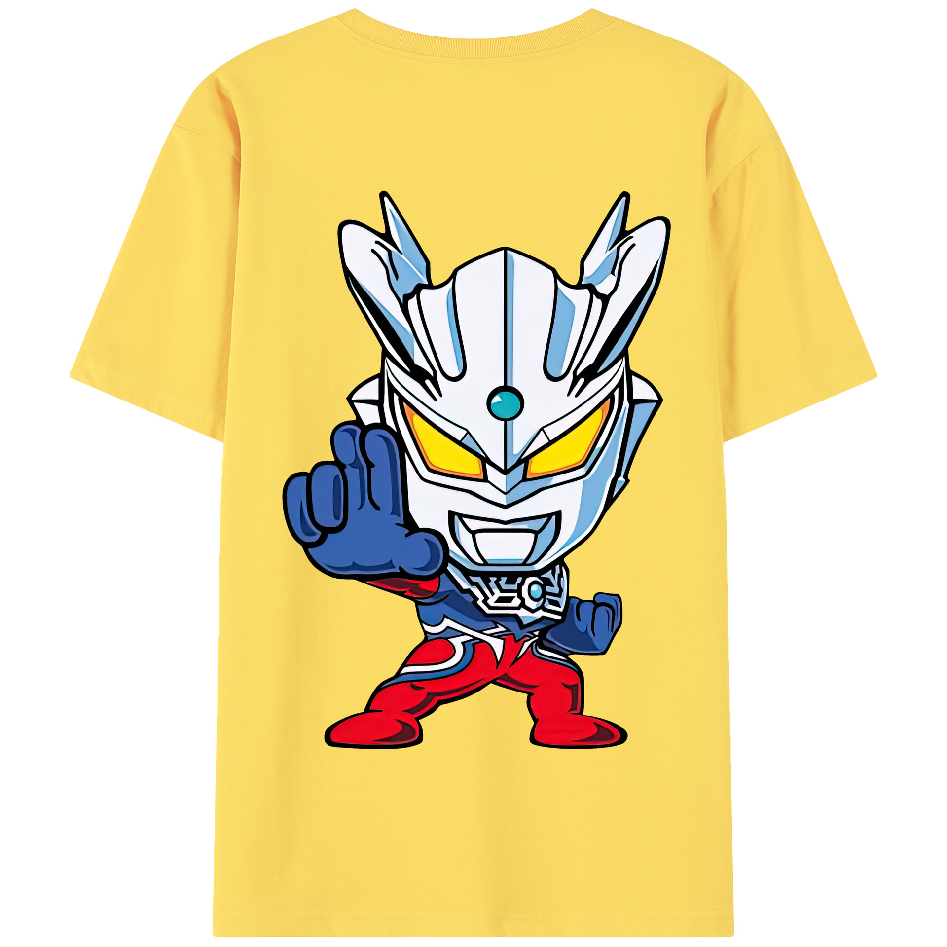 （画像用） ウルトラマン Ultraman 綿100％半袖Tシャツ（背面プリント）