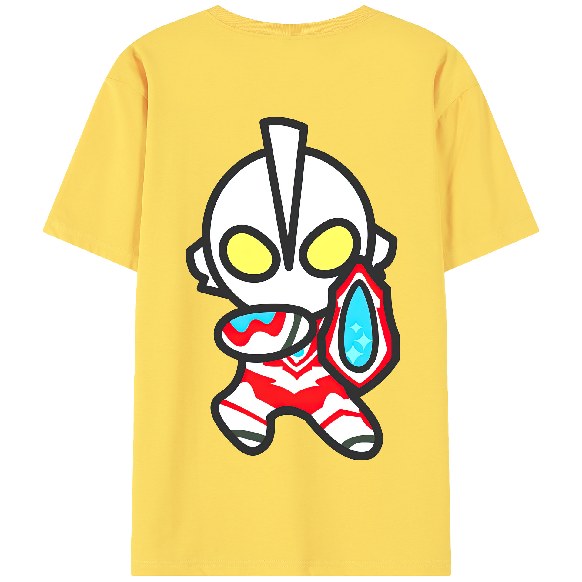 （画像用） ウルトラマン Ultraman 綿100％半袖Tシャツ（背面プリント）