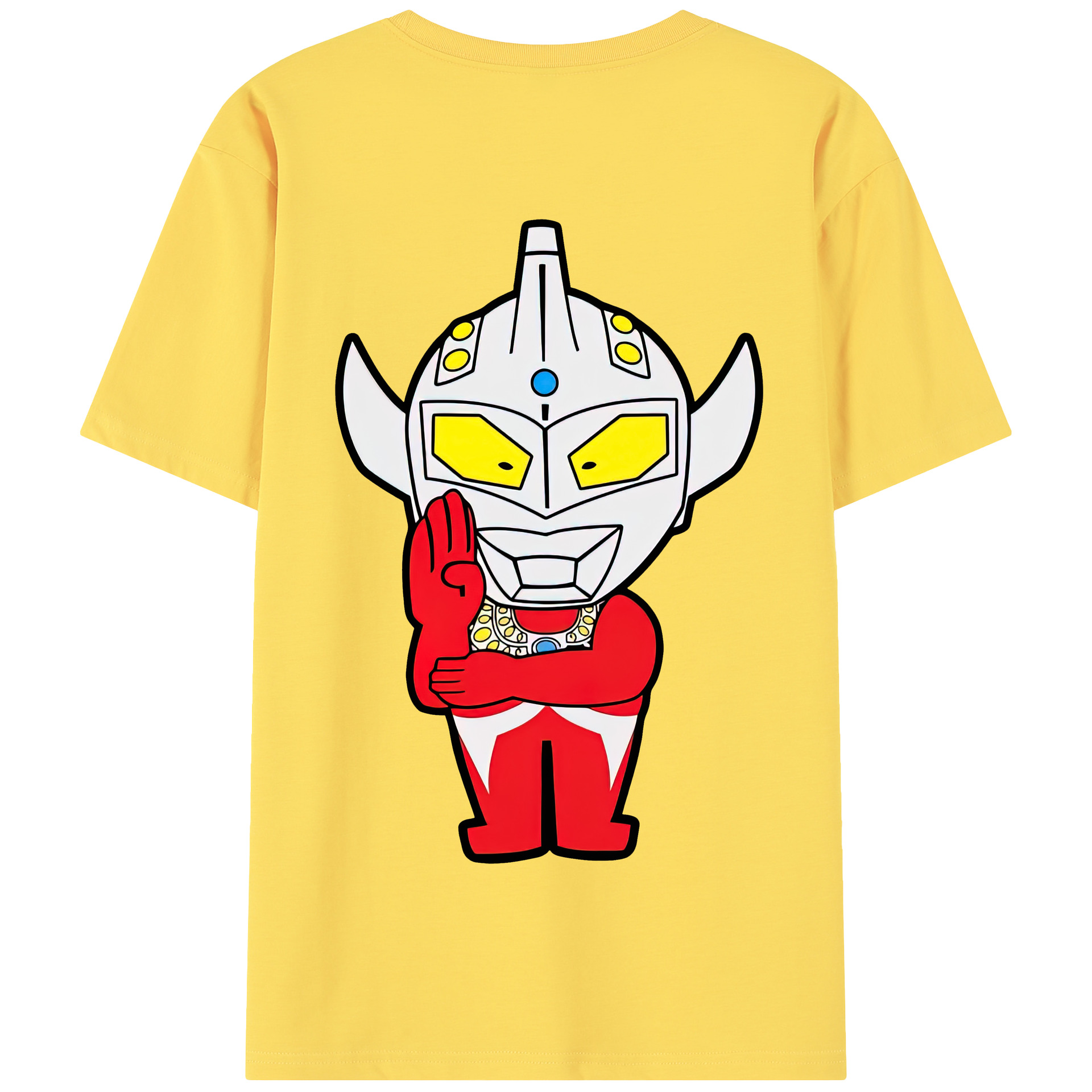 （画像用） ウルトラマン Ultraman 綿100％半袖Tシャツ（背面プリント）