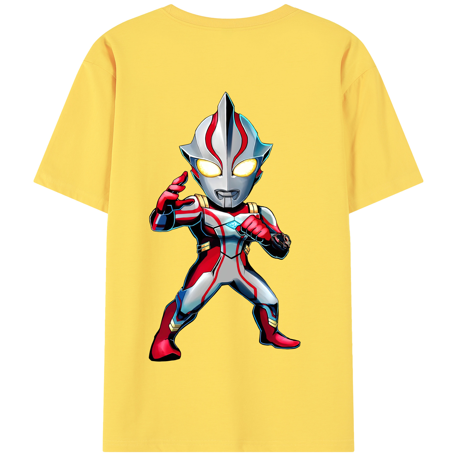 （画像用） ウルトラマン Ultraman 綿100％半袖Tシャツ（背面プリント）