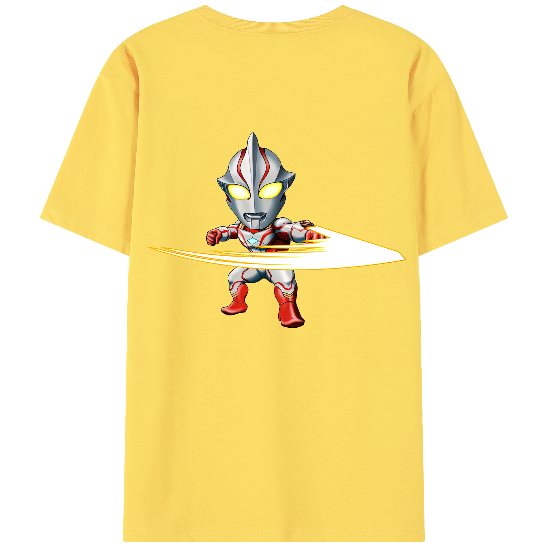 （画像用） ウルトラマン Ultraman 綿100％半袖Tシャツ（背面プリント）