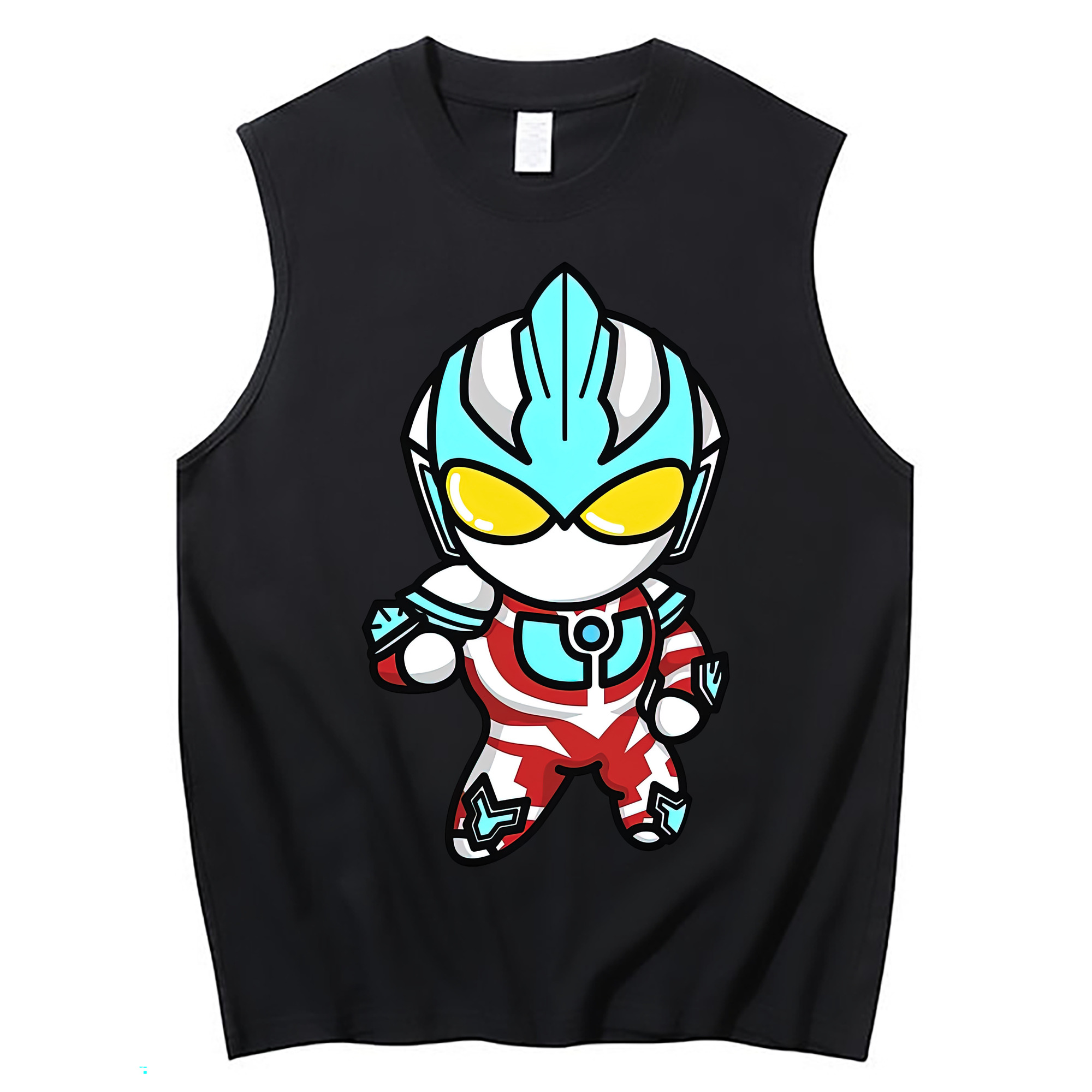（画像用） ウルトラマン Ultraman コットン100％タンクトップ（フロントプリント）