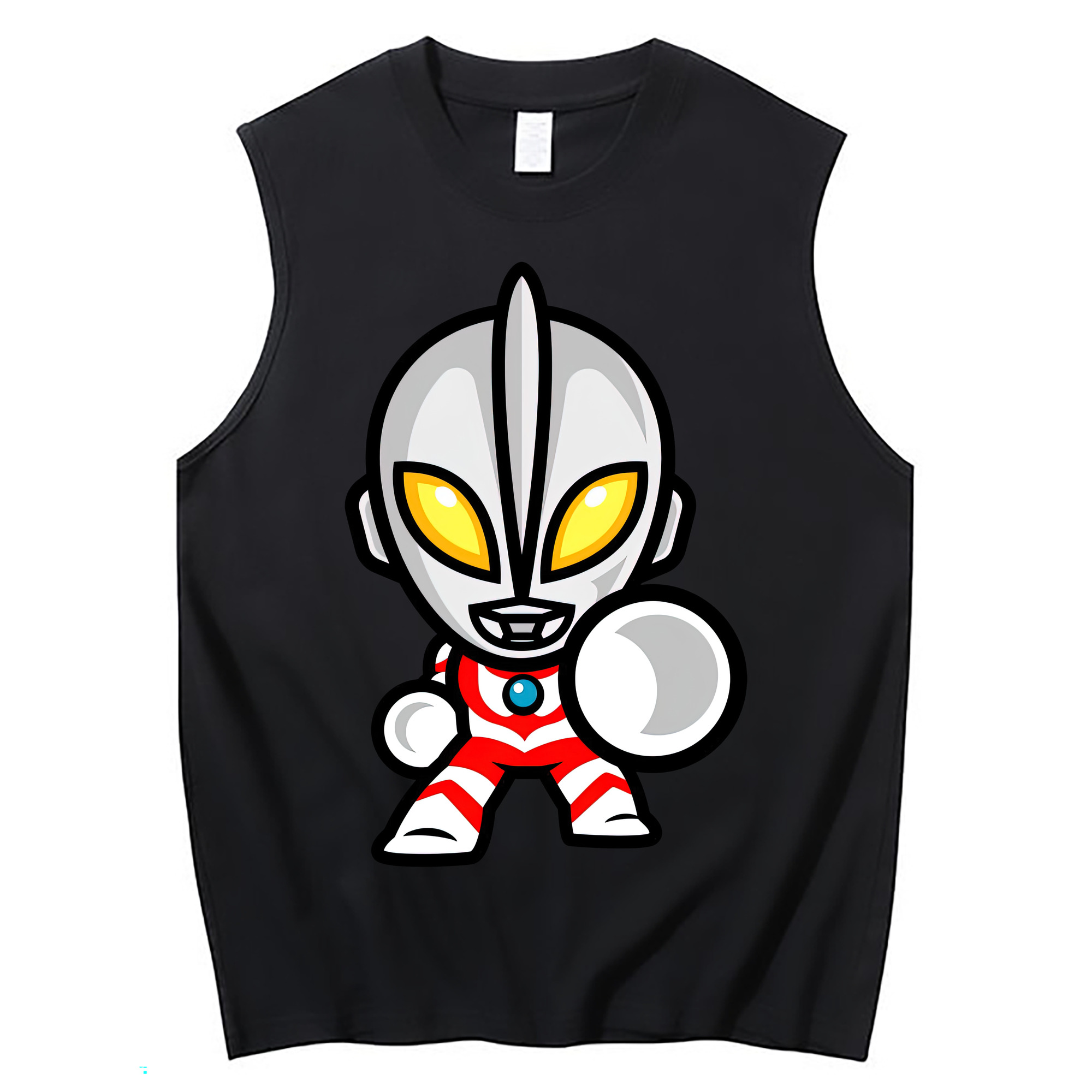 （画像用） ウルトラマン Ultraman コットン100％タンクトップ（フロントプリント）