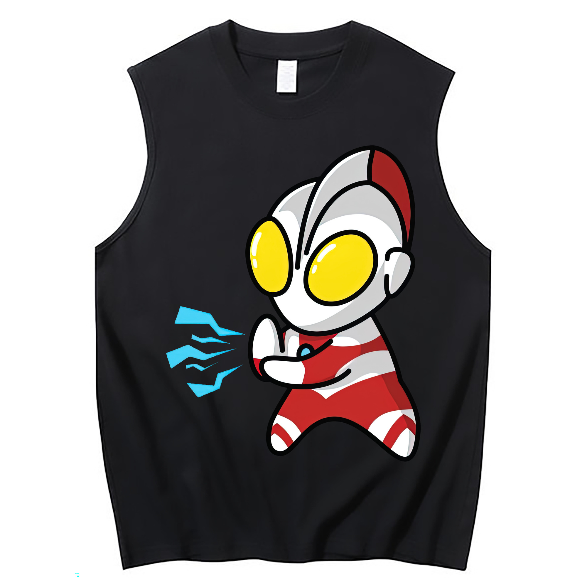 （画像用） ウルトラマン Ultraman コットン100％タンクトップ（フロントプリント）