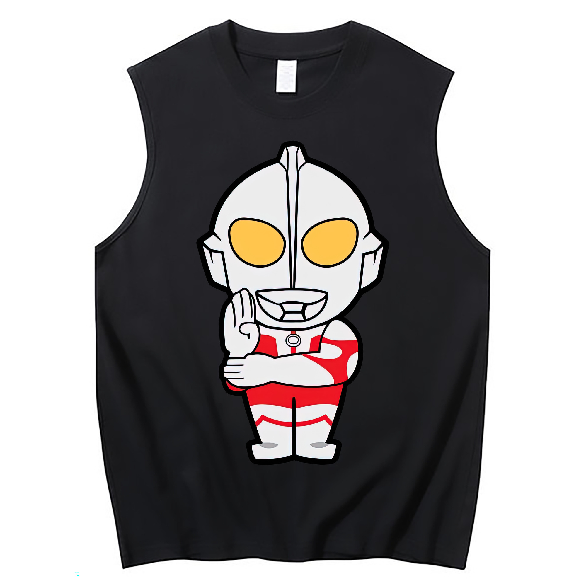 （画像用） ウルトラマン Ultraman コットン100％タンクトップ（フロントプリント）