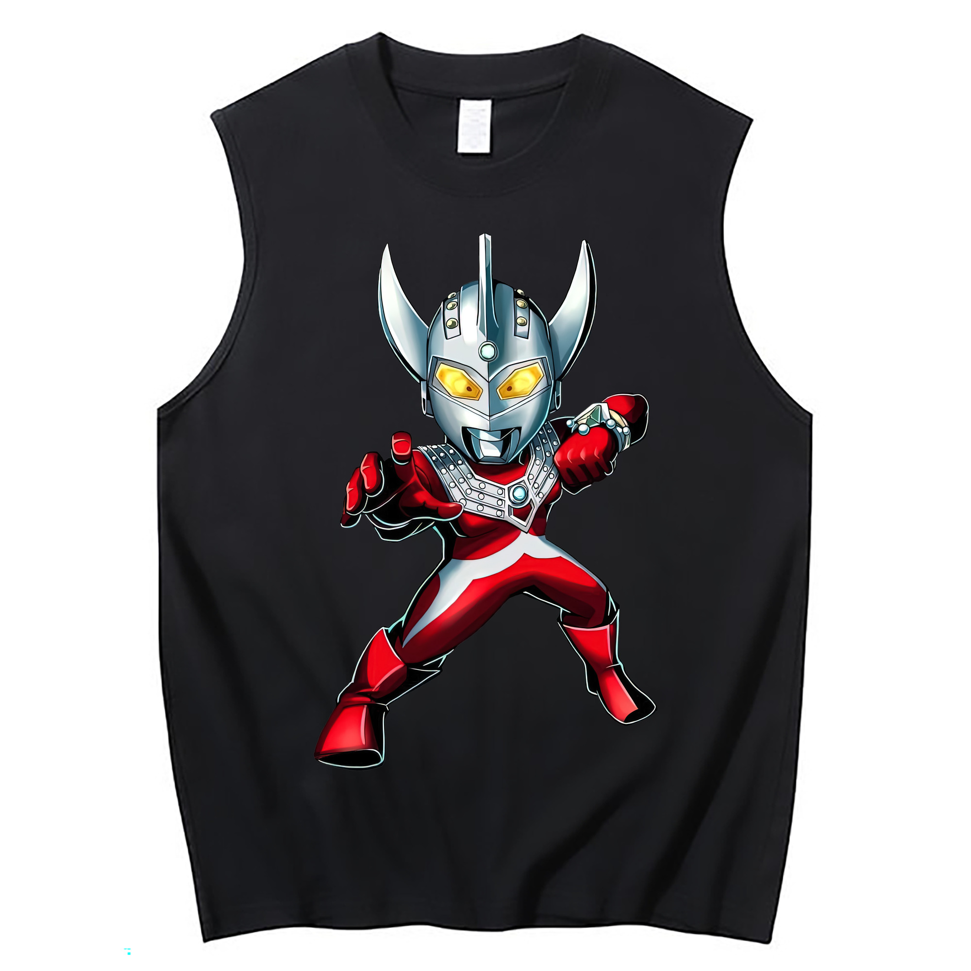 （画像用） ウルトラマン Ultraman コットン100％タンクトップ（フロントプリント）