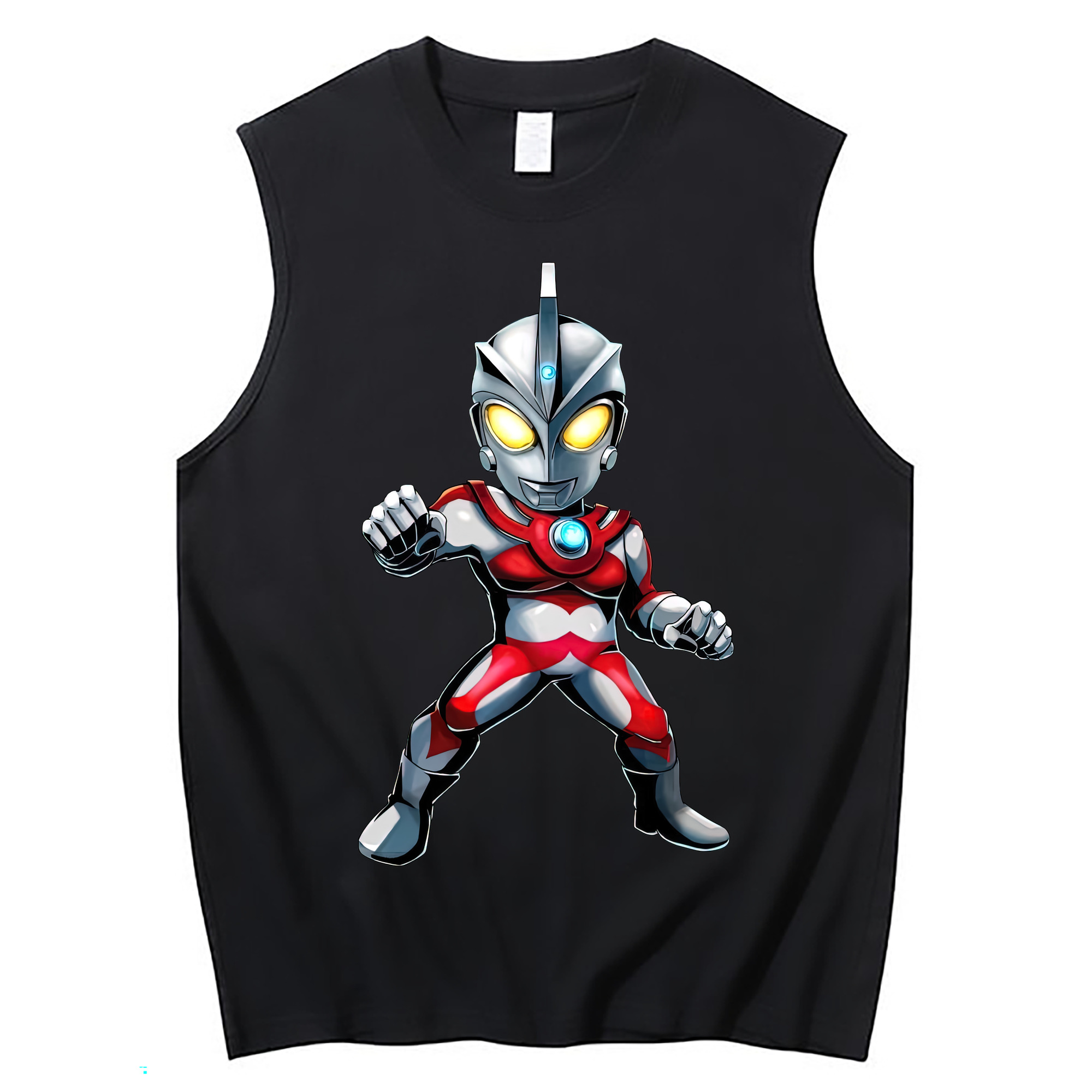 （画像用） ウルトラマン Ultraman コットン100％タンクトップ（フロントプリント）