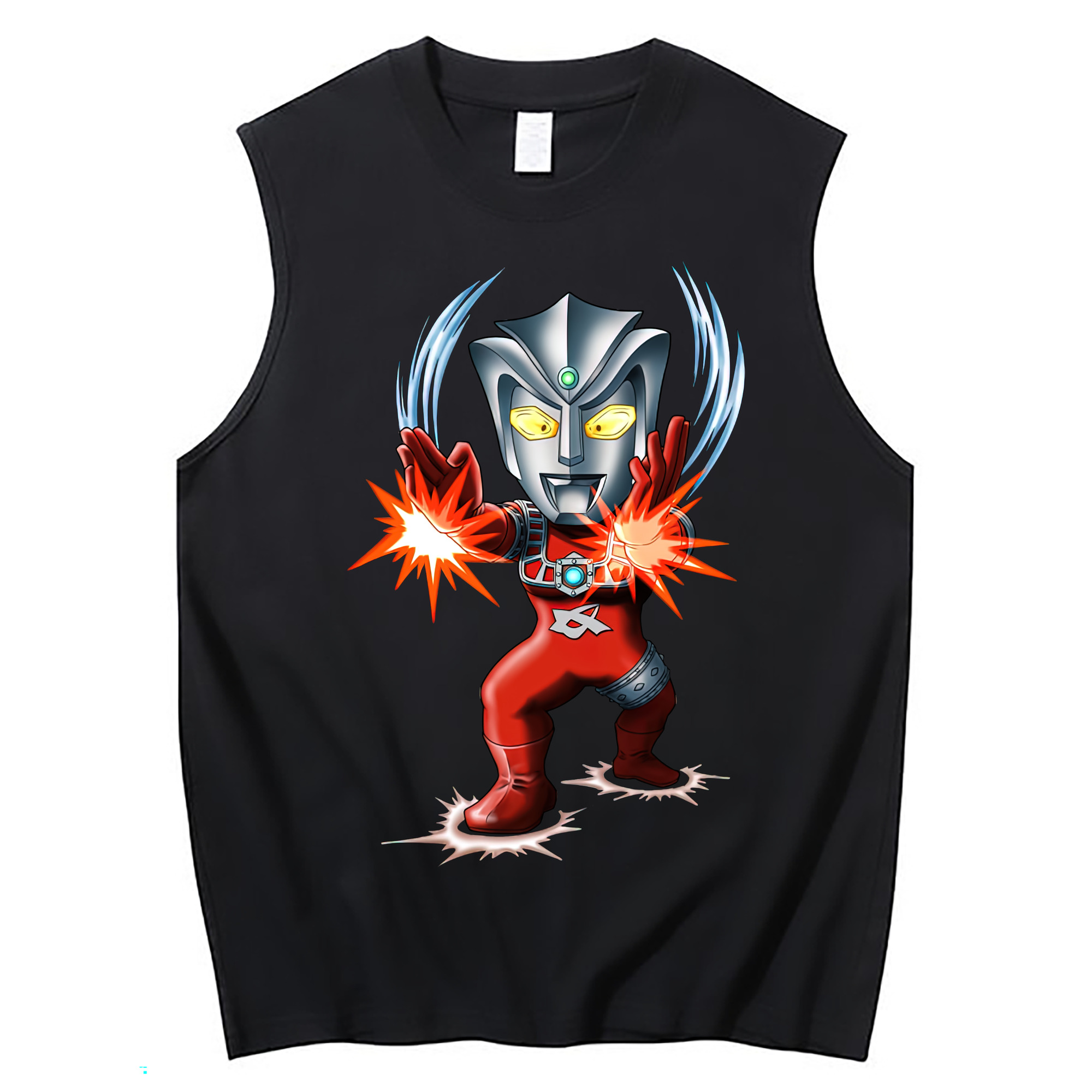 （画像用） ウルトラマン Ultraman コットン100％タンクトップ（フロントプリント）