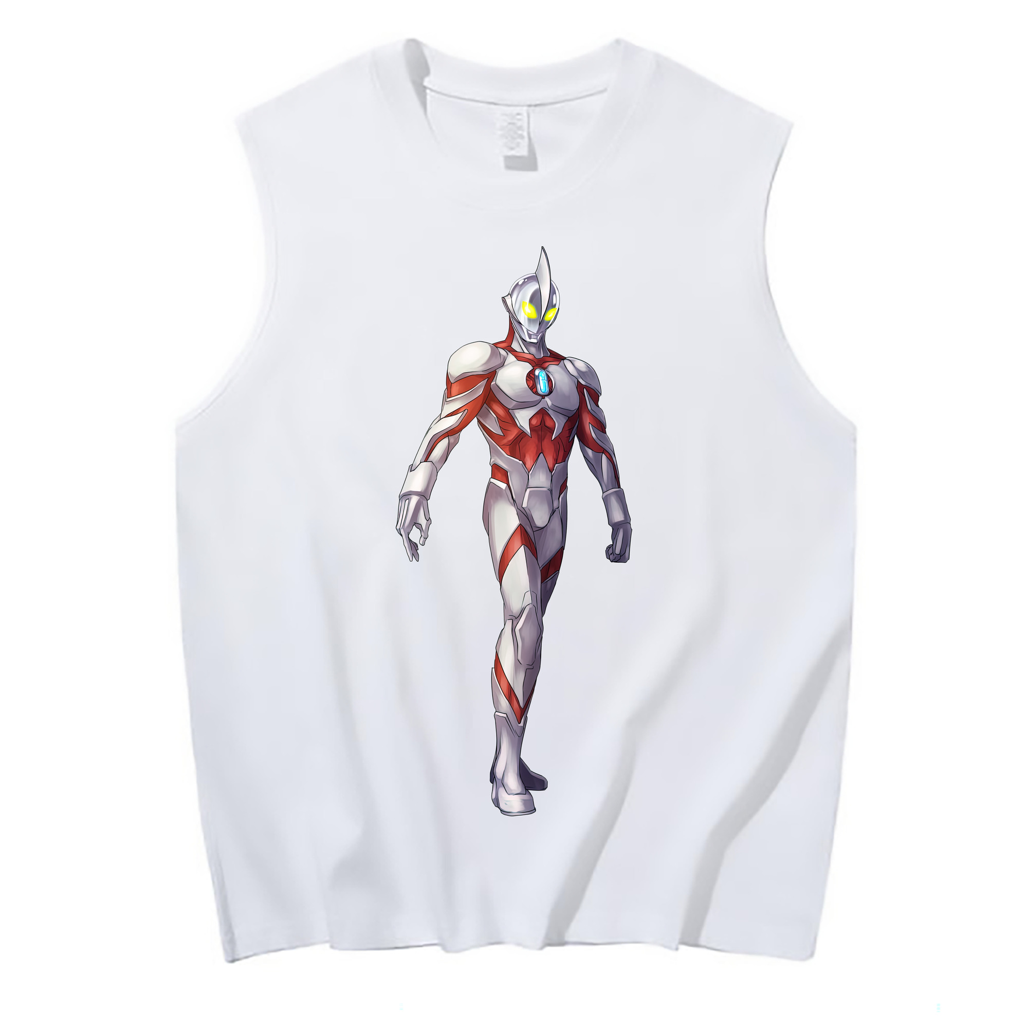 （画像用） ウルトラマン Ultraman コットン100％タンクトップ（フロントプリント）
