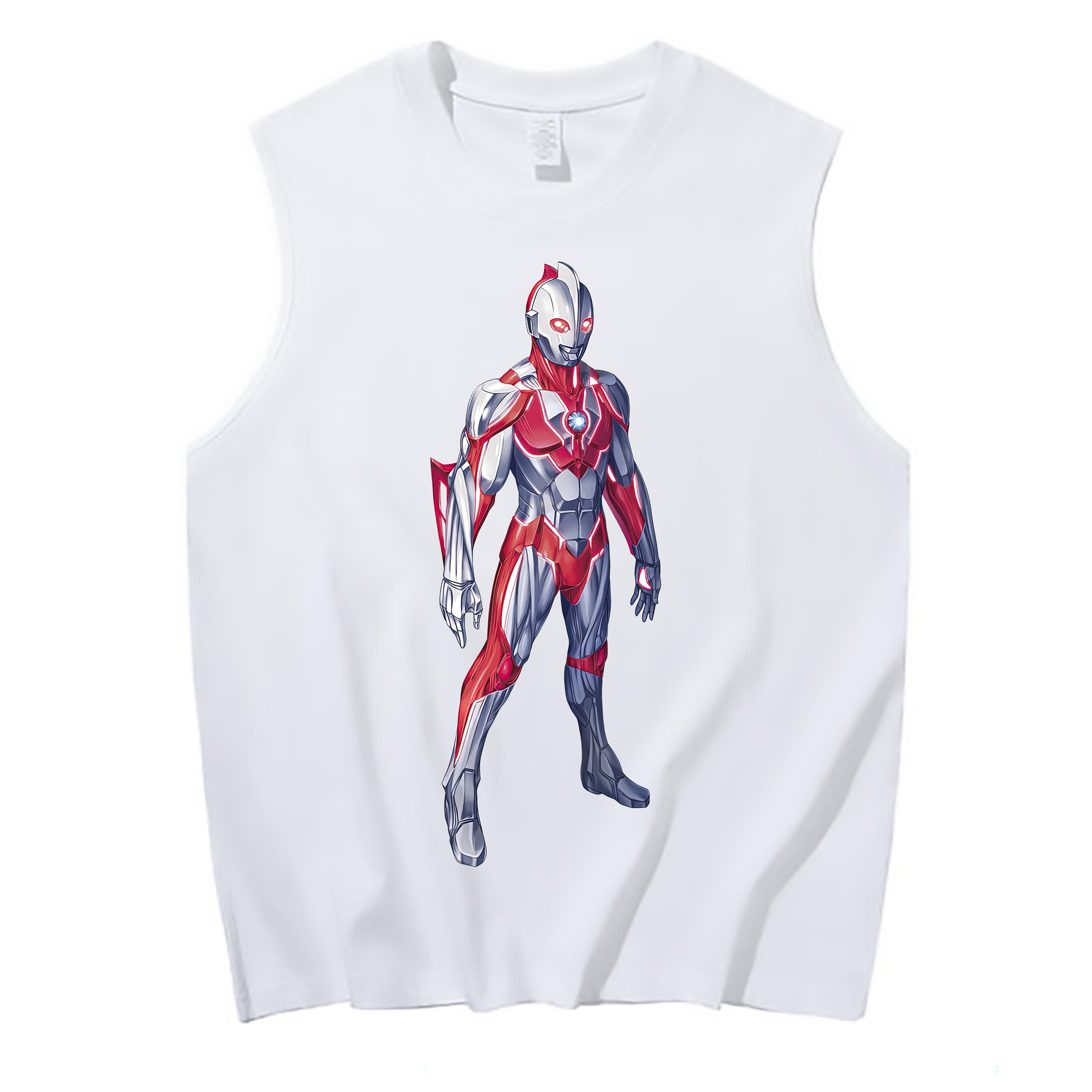（画像用） ウルトラマン Ultraman コットン100％タンクトップ（フロントプリント）