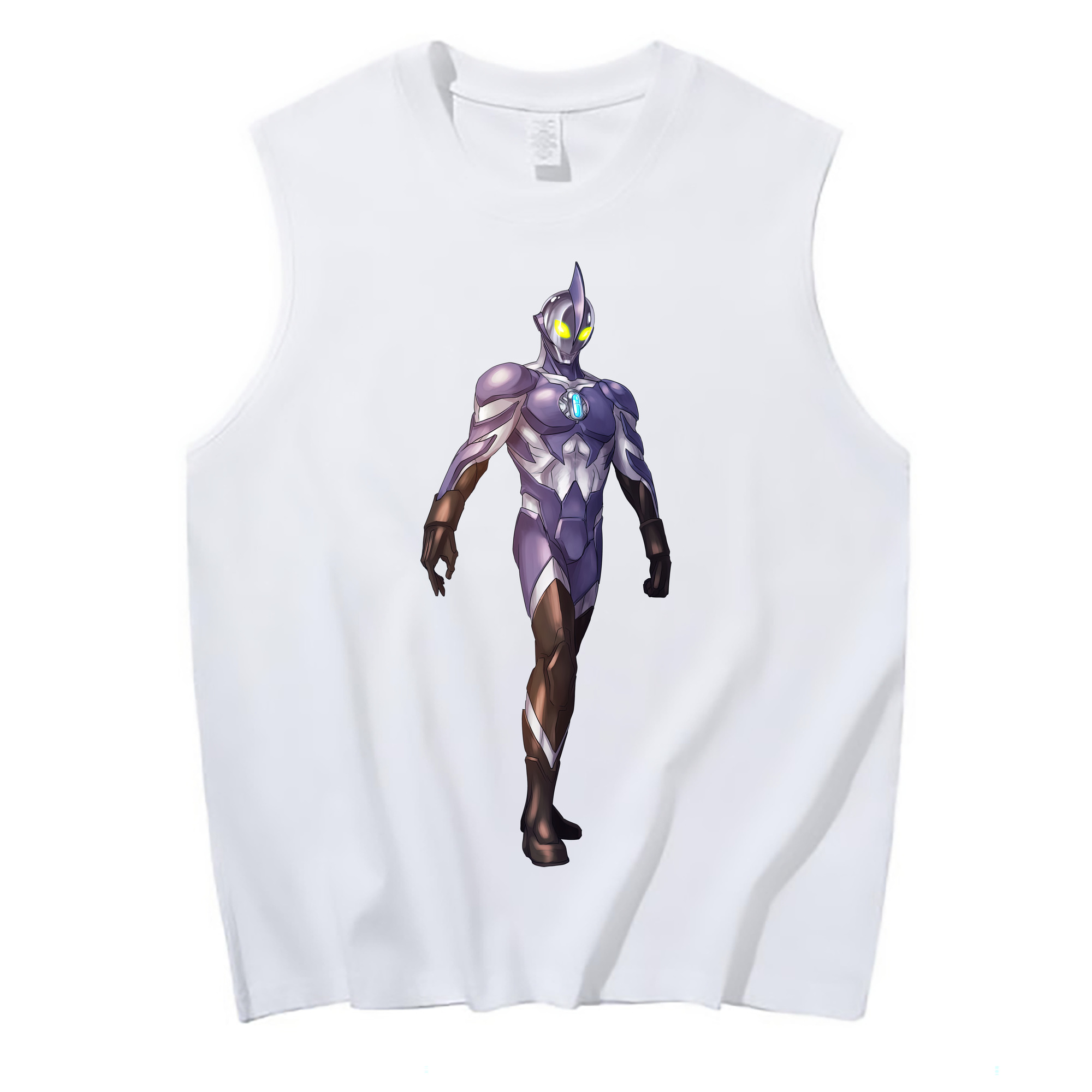 （画像用） ウルトラマン Ultraman コットン100％タンクトップ（フロントプリント）