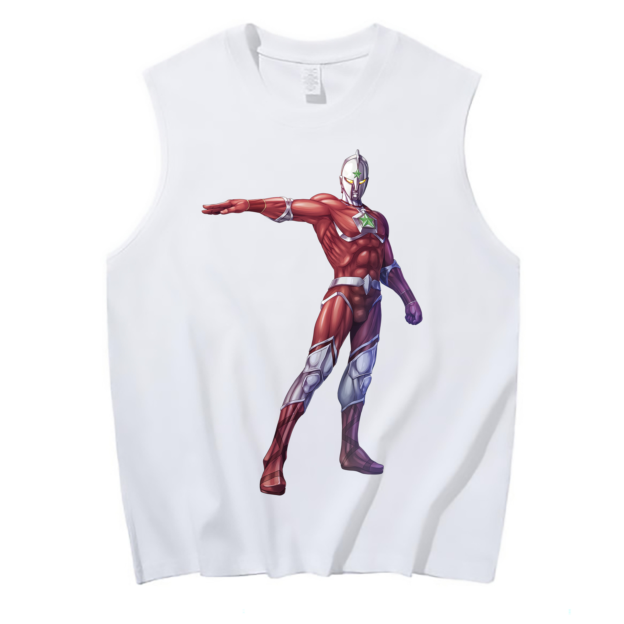 （画像用） ウルトラマン Ultraman コットン100％タンクトップ（フロントプリント）