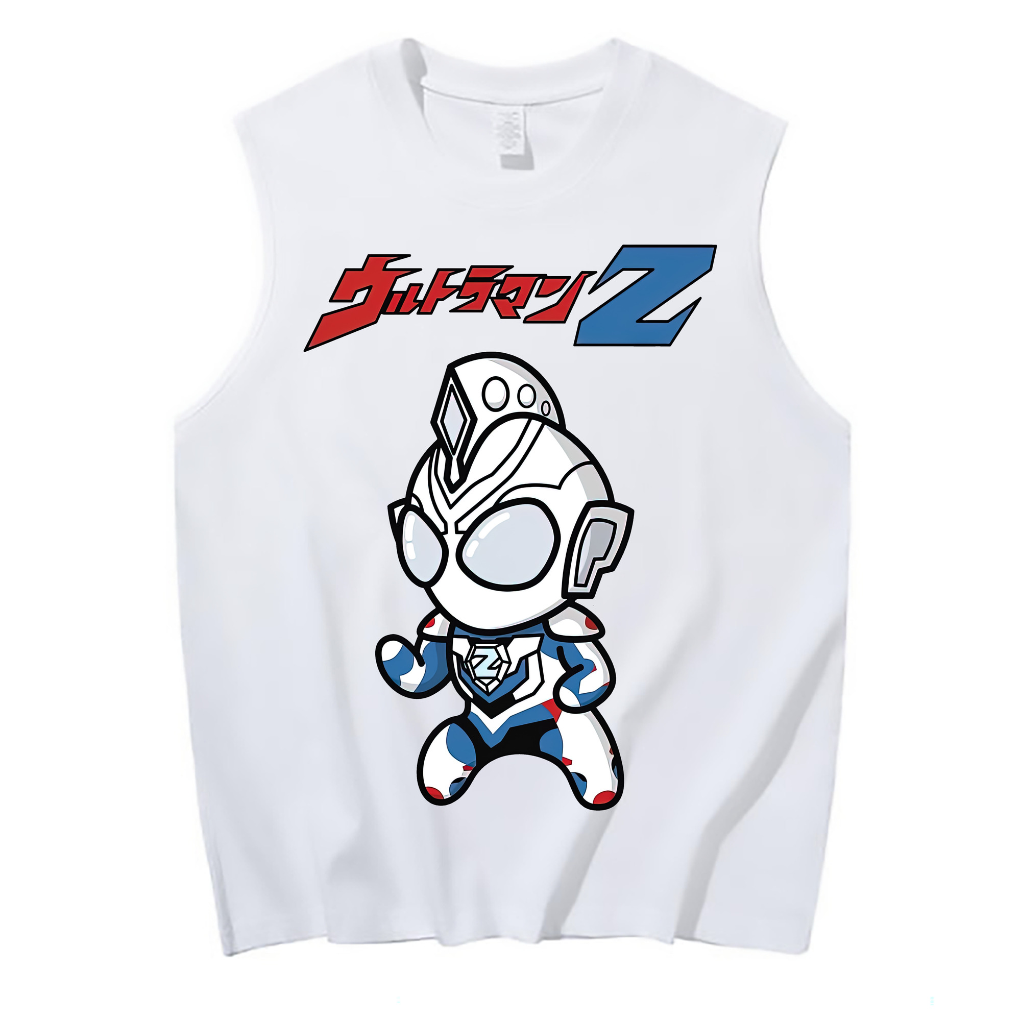 （画像用） ウルトラマン Ultraman コットン100％タンクトップ（フロントプリント）