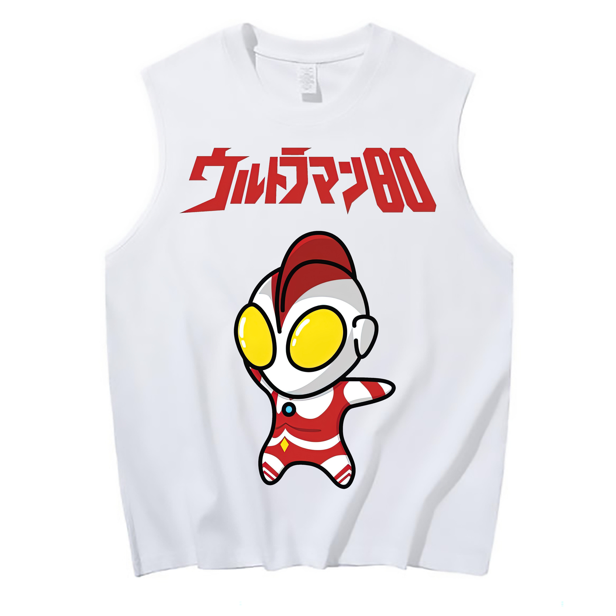 （画像用） ウルトラマン Ultraman コットン100％タンクトップ（フロントプリント）