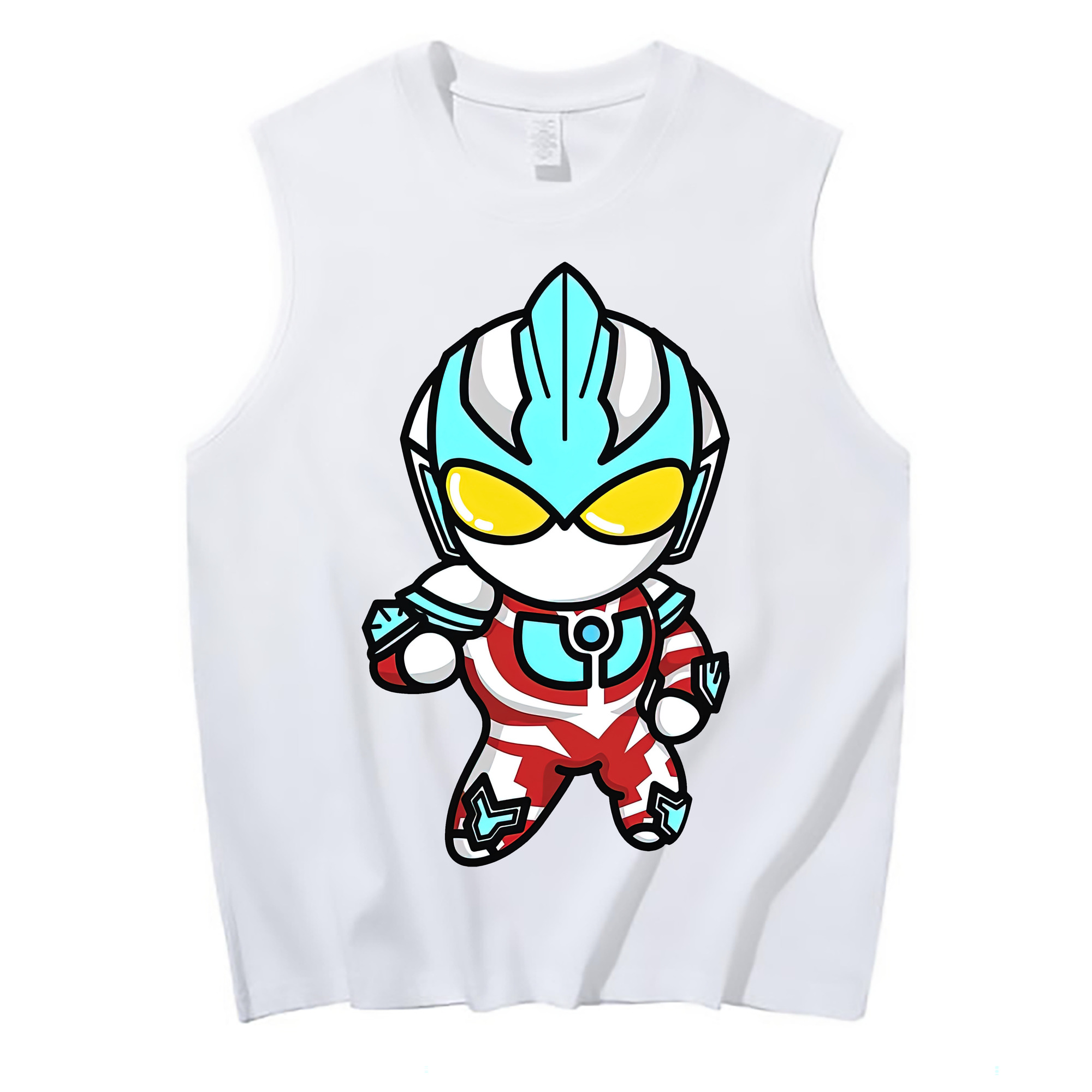 （画像用） ウルトラマン Ultraman コットン100％タンクトップ（フロントプリント）