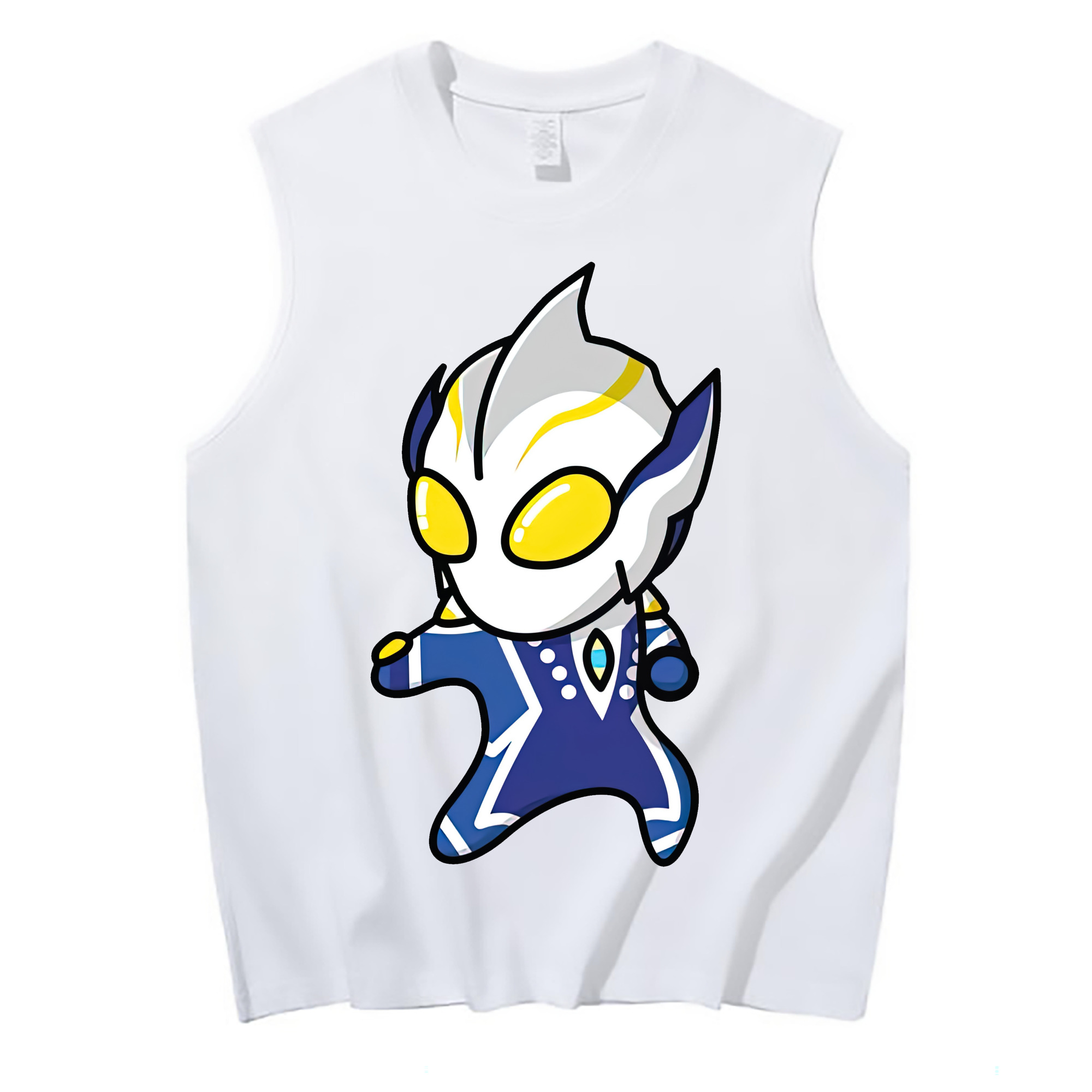（画像用） ウルトラマン Ultraman コットン100％タンクトップ（フロントプリント）