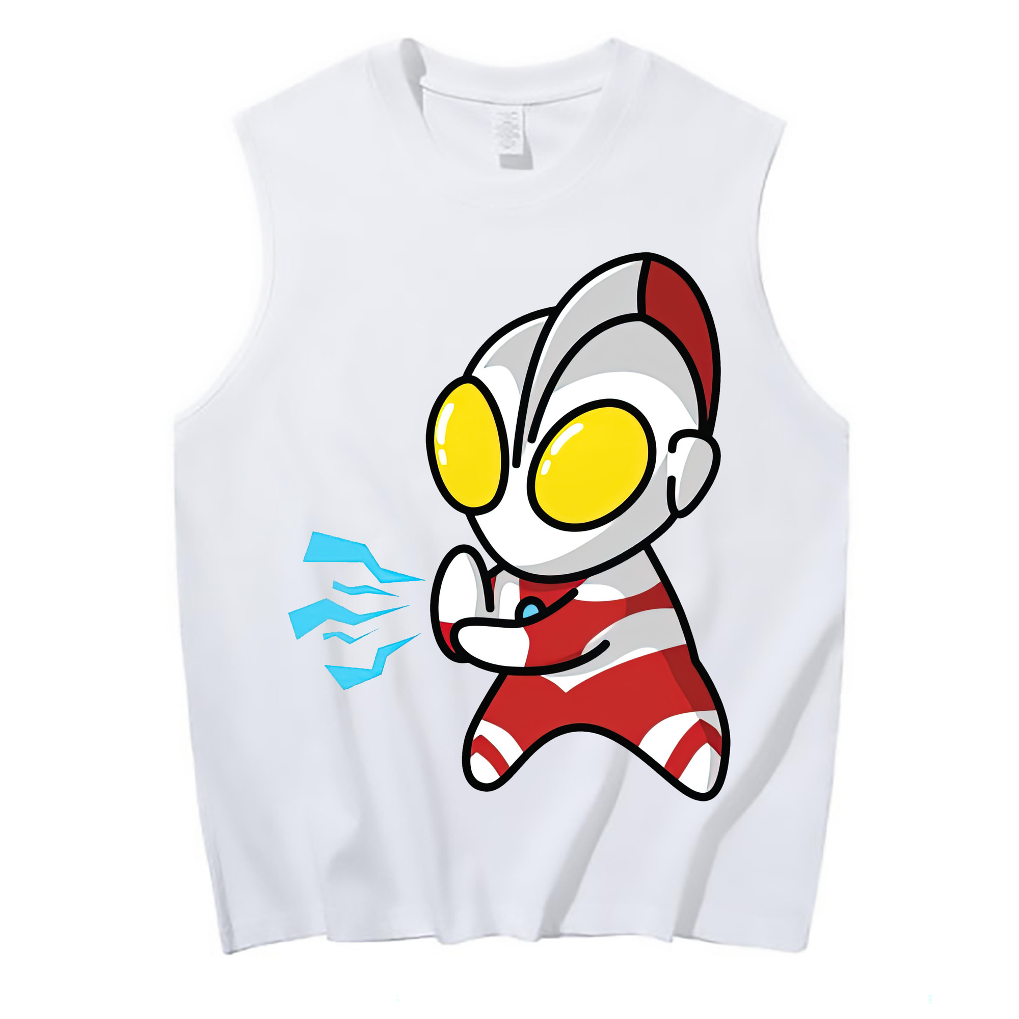 （画像用） ウルトラマン Ultraman コットン100％タンクトップ（フロントプリント）