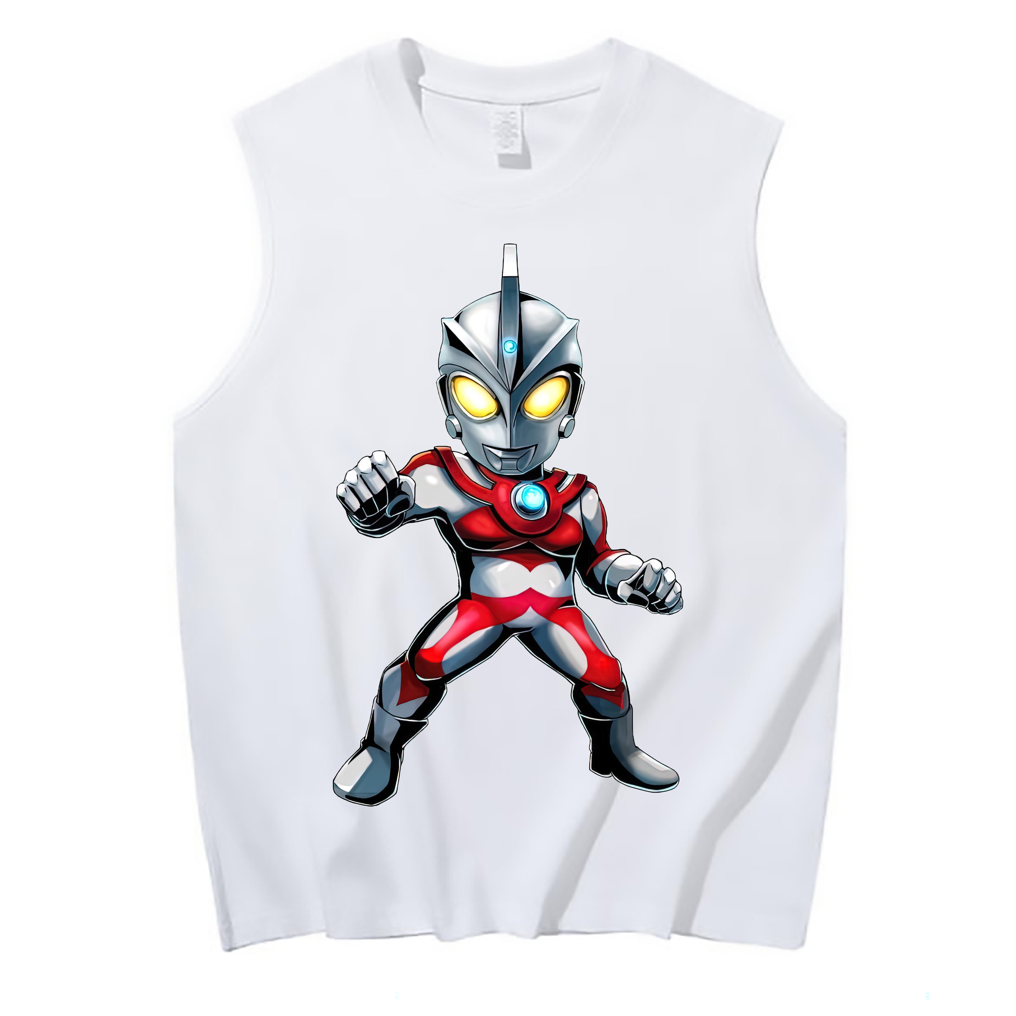 （画像用） ウルトラマン Ultraman コットン100％タンクトップ（フロントプリント）