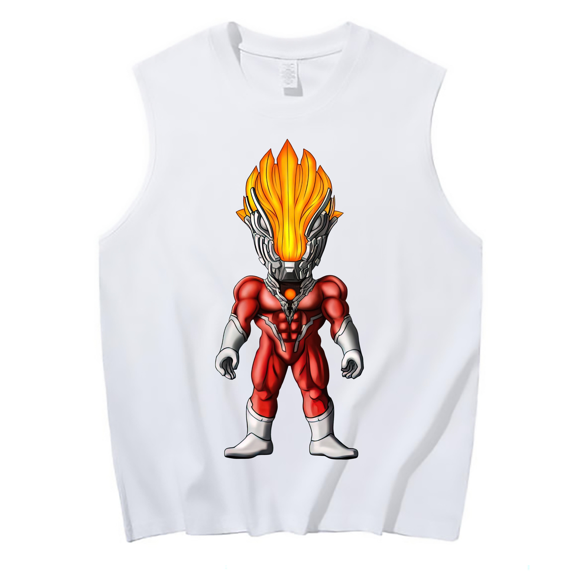 （画像用） ウルトラマン Ultraman コットン100％タンクトップ（フロントプリント）