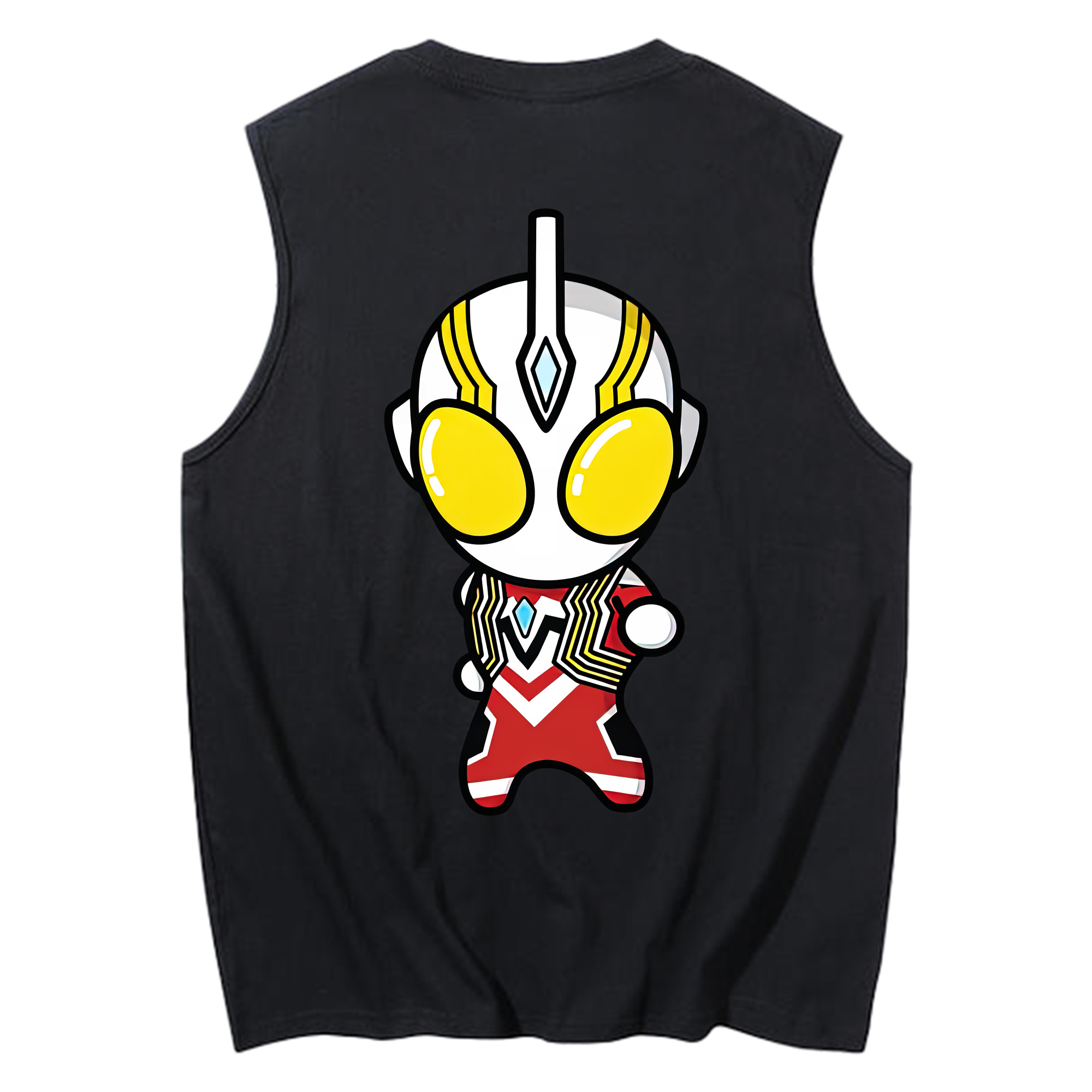 （画像用） ウルトラマン Ultraman コットン100％タンクトップ（背面プリント）