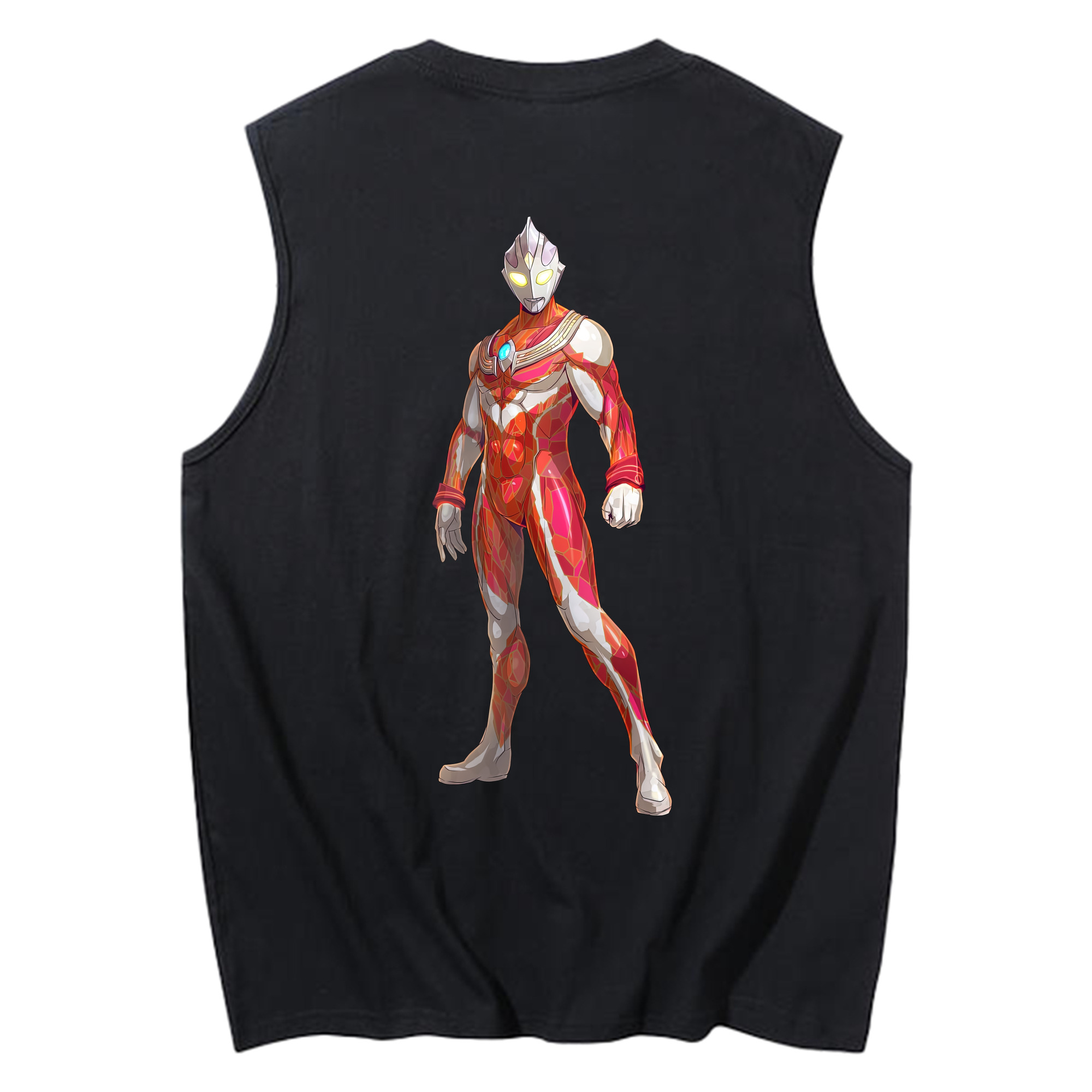 （画像用） ウルトラマン Ultraman コットン100％タンクトップ（背面プリント）