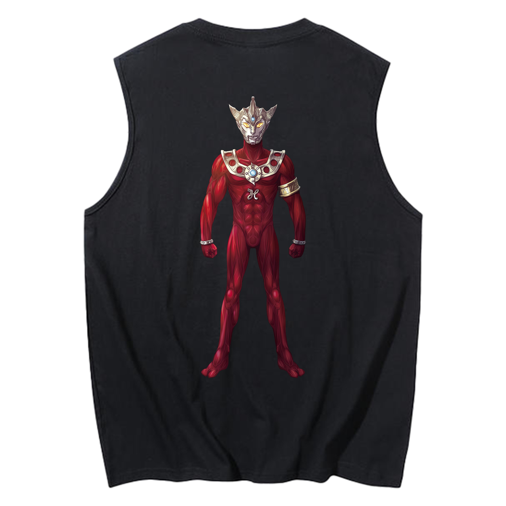 （画像用） ウルトラマン Ultraman コットン100％タンクトップ（背面プリント）