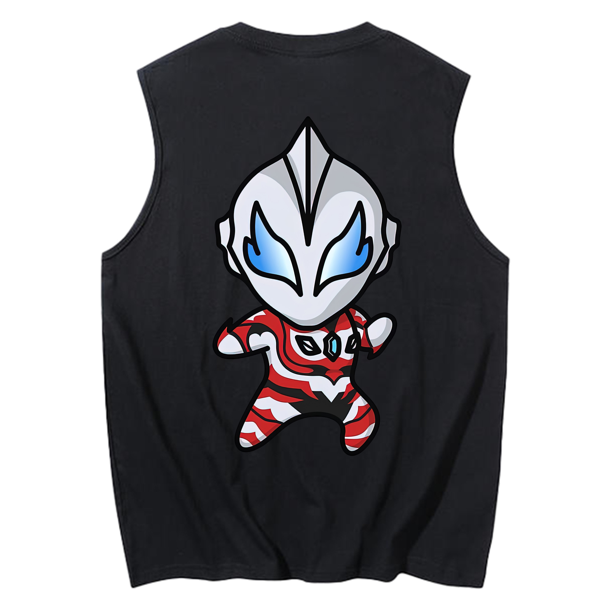 （画像用） ウルトラマン Ultraman コットン100％タンクトップ（背面プリント）