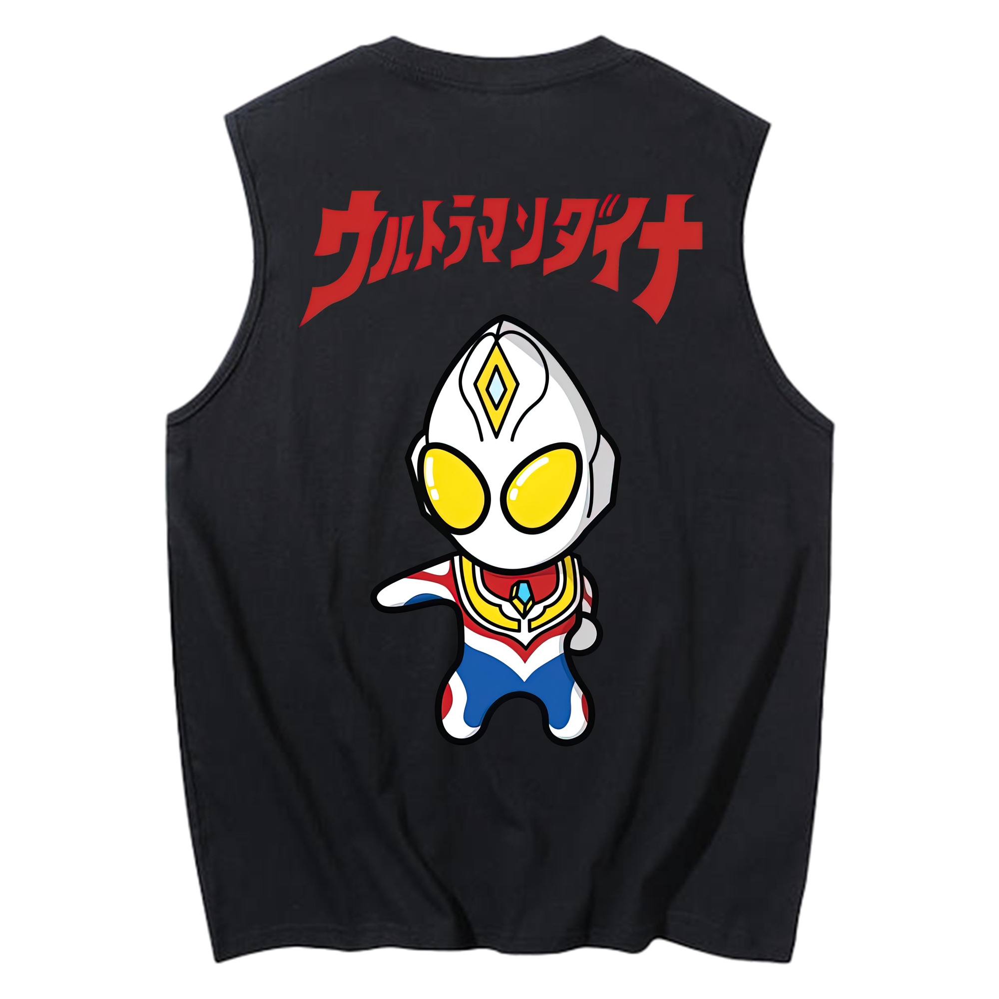 （画像用） ウルトラマン Ultraman コットン100％タンクトップ（背面プリント）