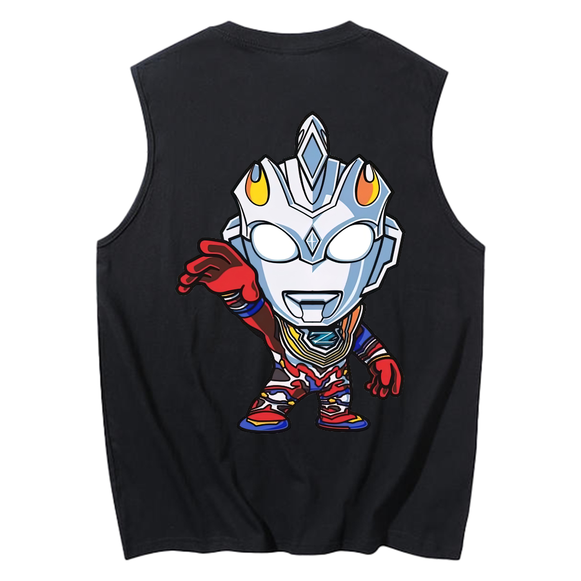 （画像用） ウルトラマン Ultraman コットン100％タンクトップ（背面プリント）