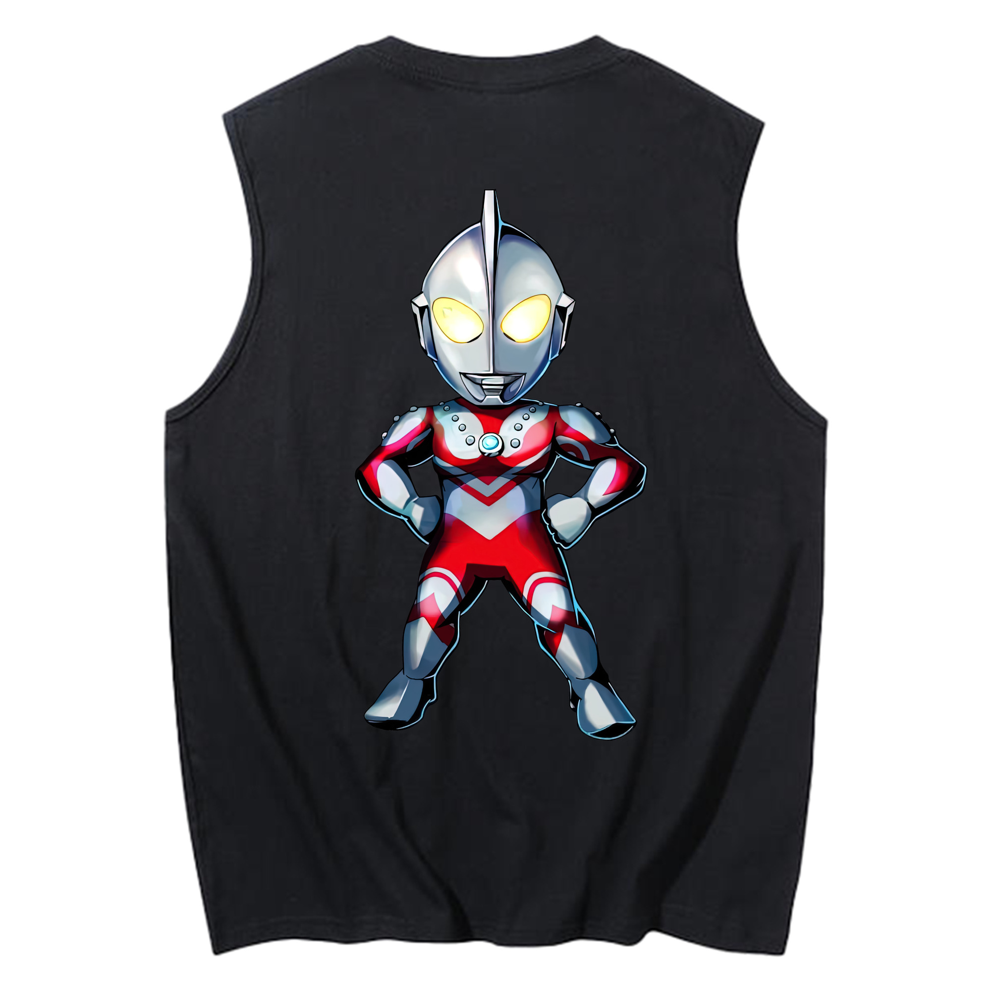 （画像用） ウルトラマン Ultraman コットン100％タンクトップ（背面プリント）