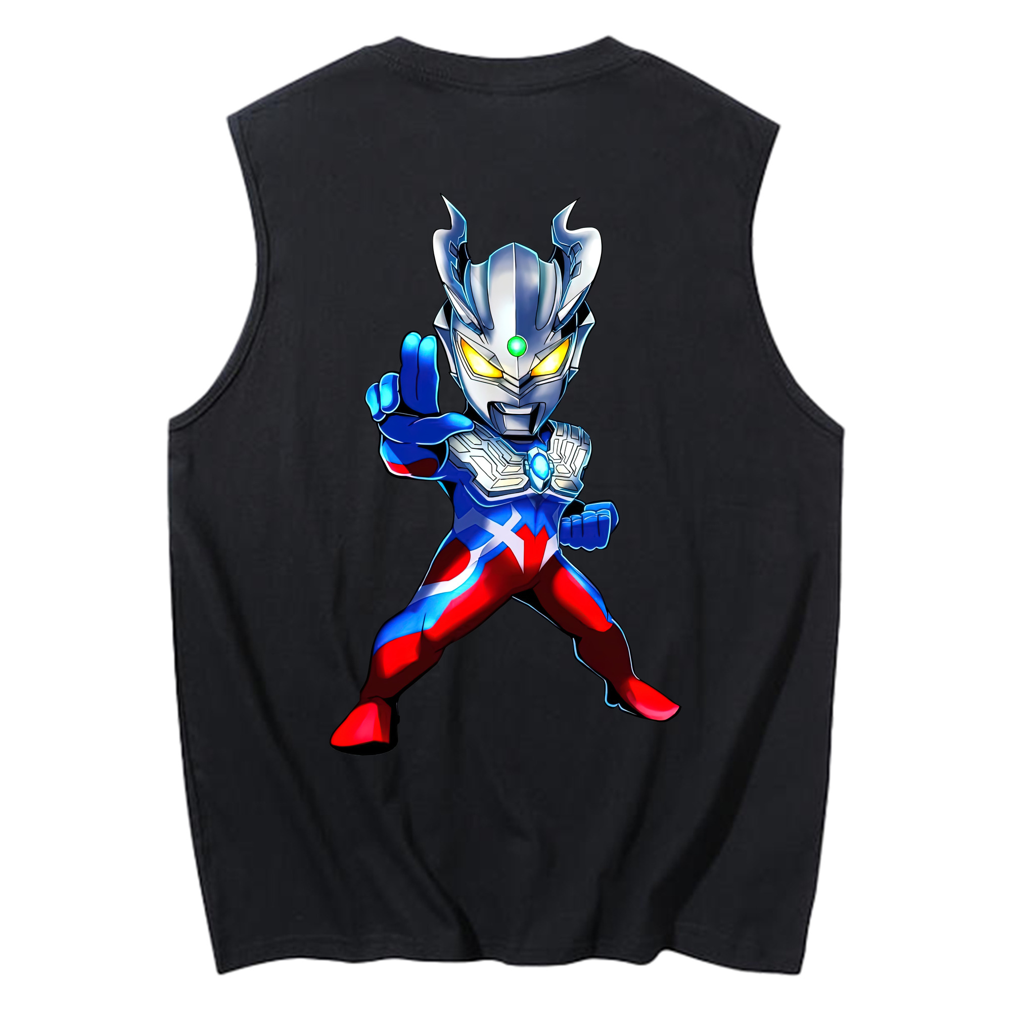 （画像用） ウルトラマン Ultraman コットン100％タンクトップ（背面プリント）