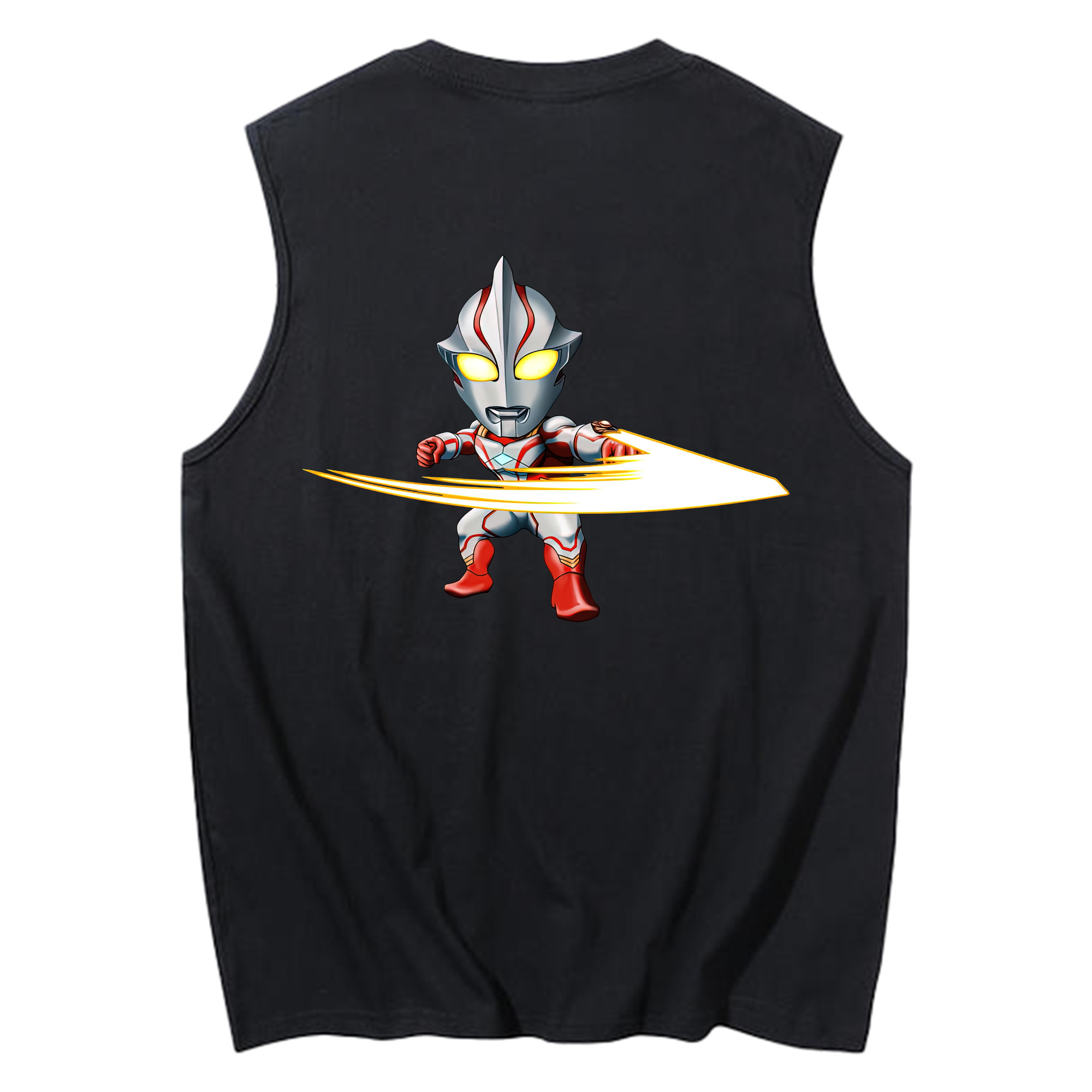 （画像用） ウルトラマン Ultraman コットン100％タンクトップ（背面プリント）