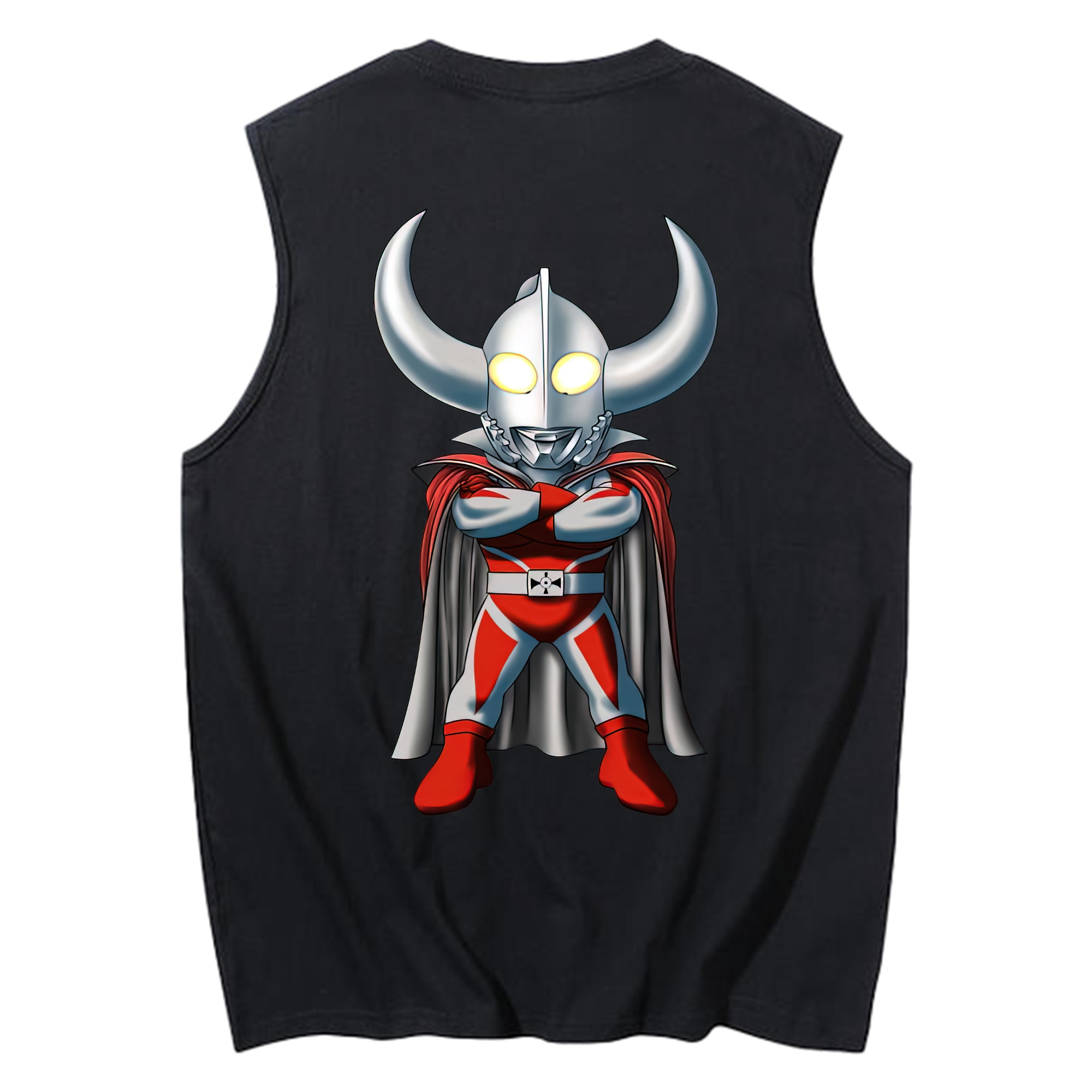 （画像用） ウルトラマン Ultraman コットン100％タンクトップ（背面プリント）