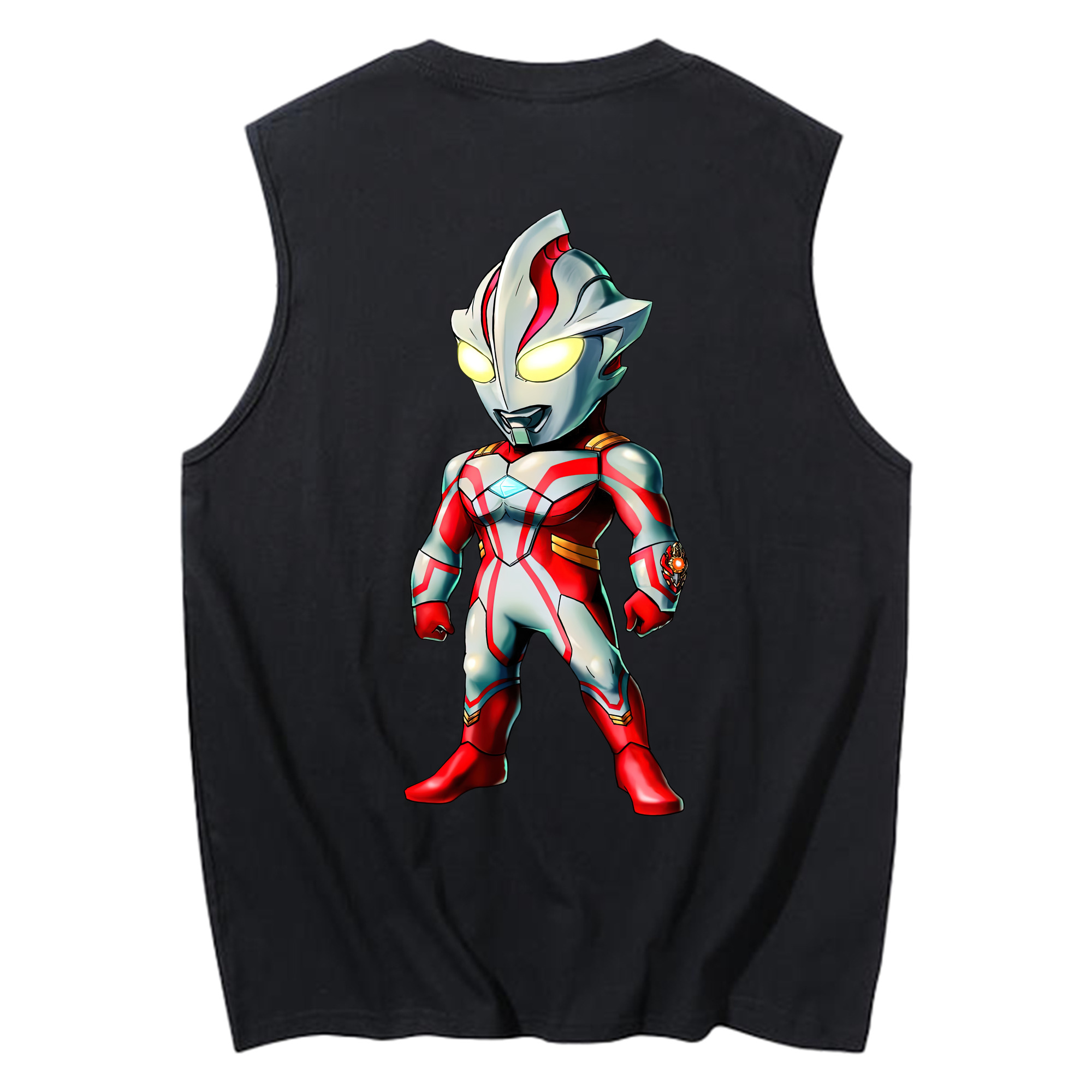 （画像用） ウルトラマン Ultraman コットン100％タンクトップ（背面プリント）