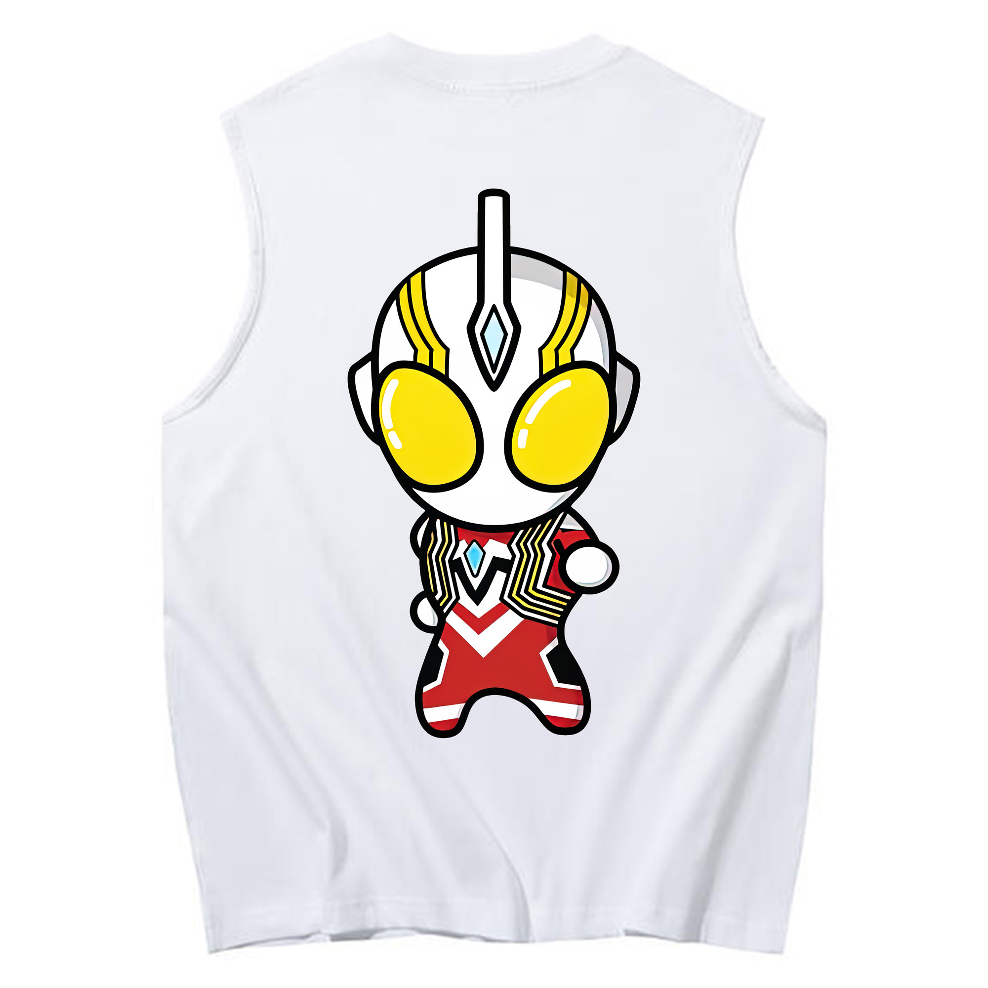 （画像用） ウルトラマン Ultraman コットン100％タンクトップ（背面プリント）