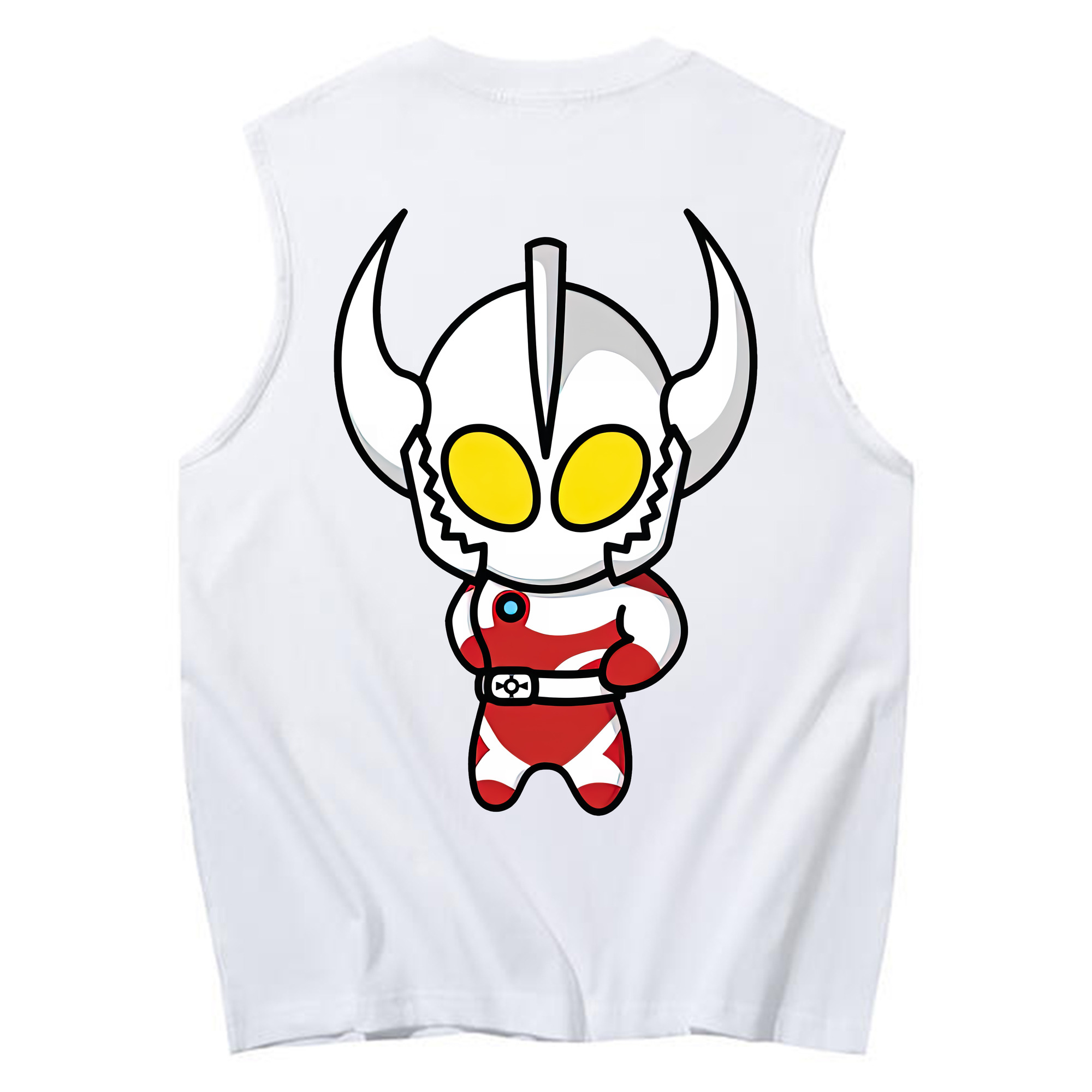 （画像用） ウルトラマン Ultraman コットン100％タンクトップ（背面プリント）