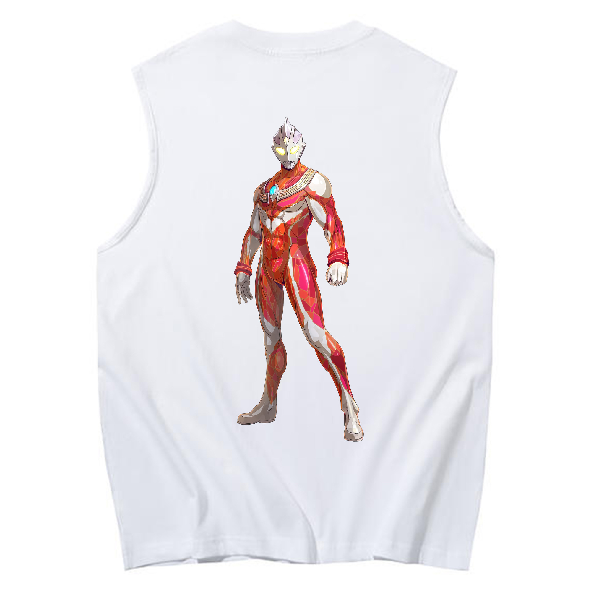 （画像用） ウルトラマン Ultraman コットン100％タンクトップ（背面プリント）