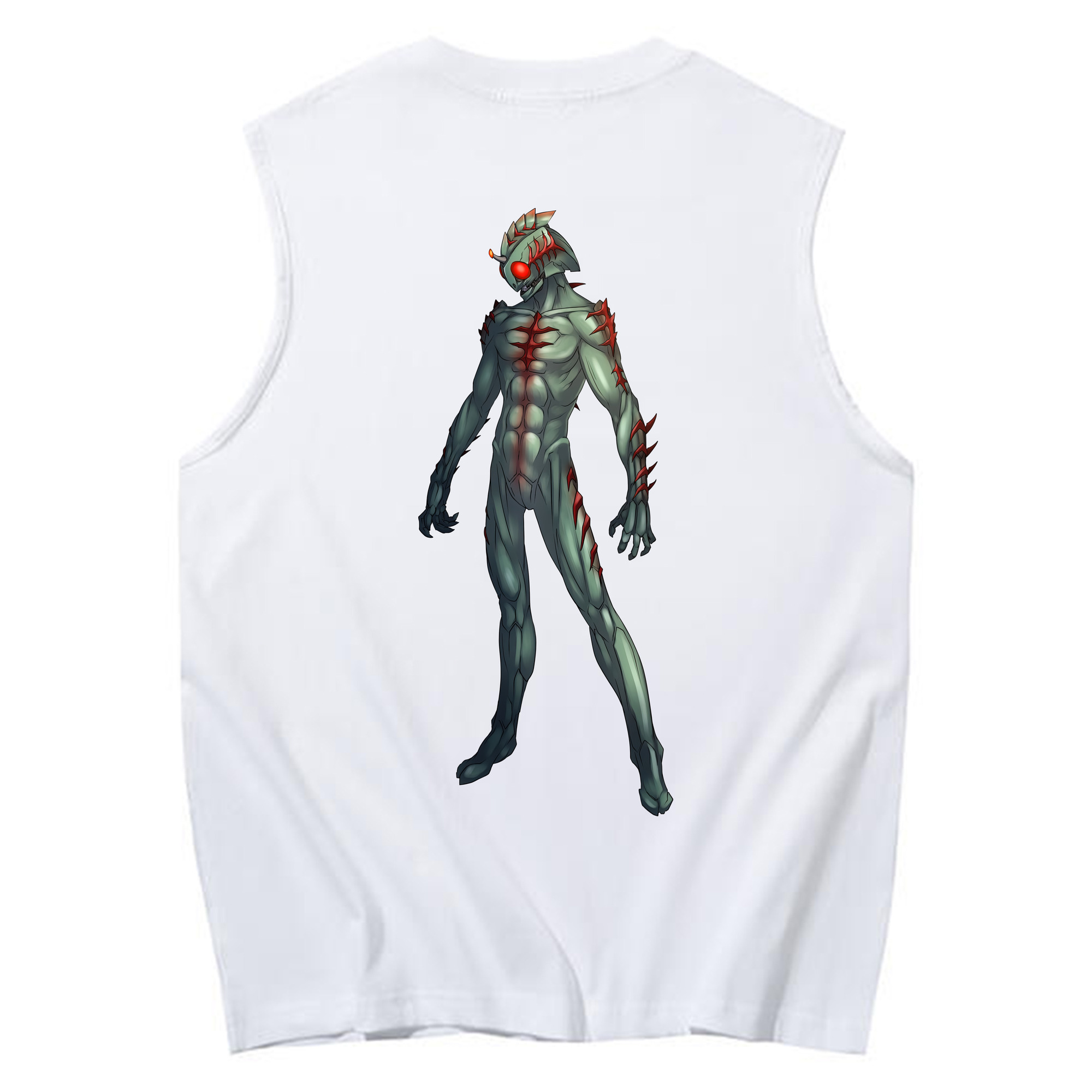 （画像用） ウルトラマン Ultraman コットン100％タンクトップ（背面プリント）