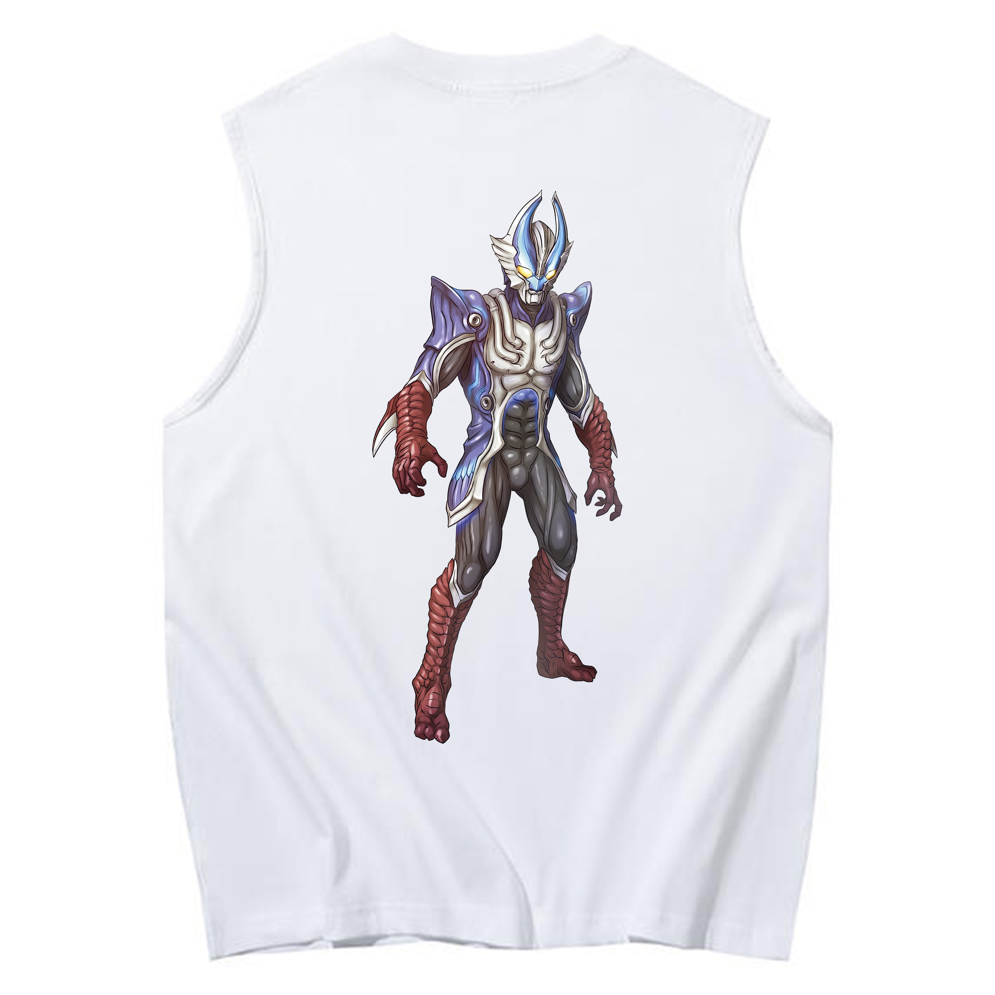 （画像用） ウルトラマン Ultraman コットン100％タンクトップ（背面プリント）