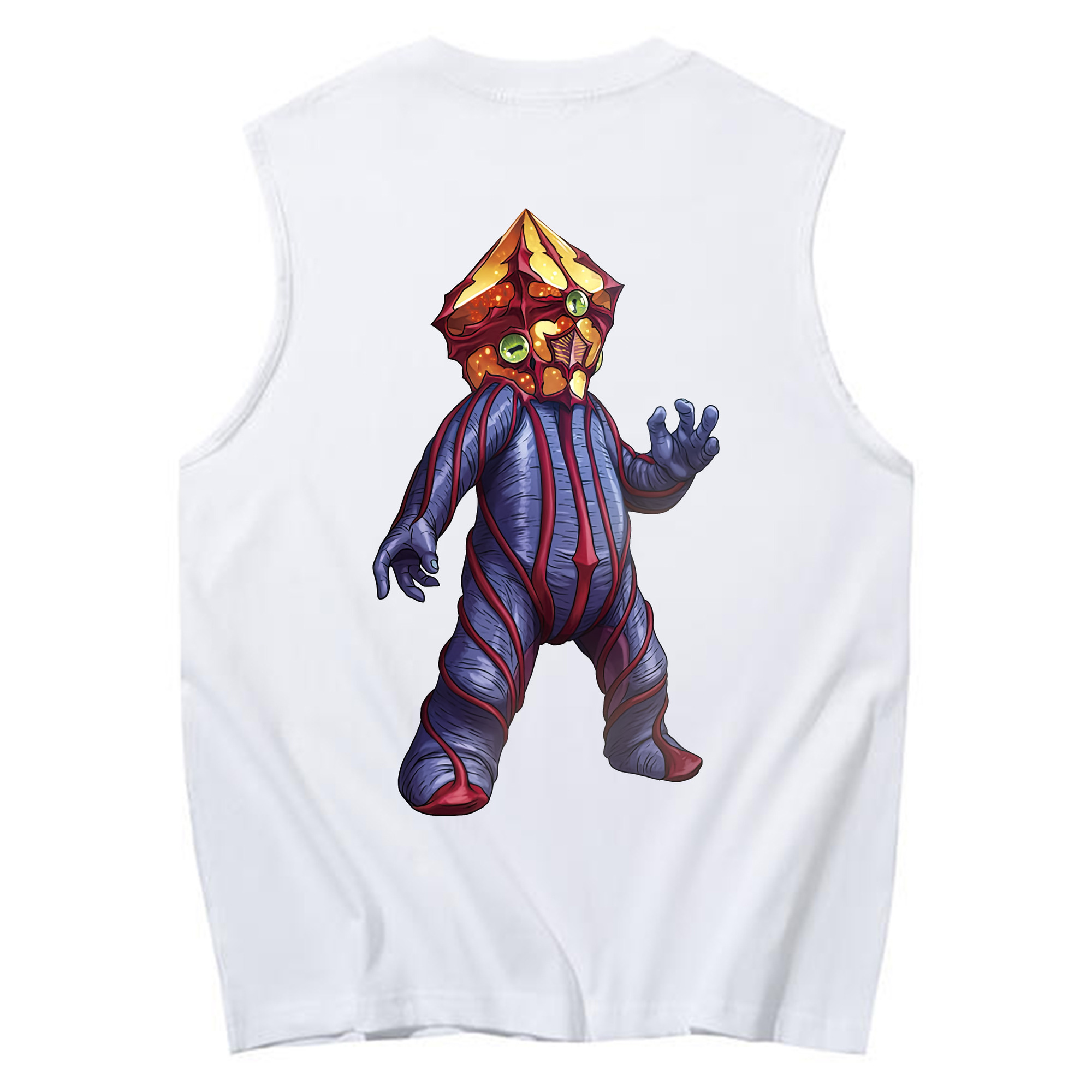 （画像用） ウルトラマン Ultraman コットン100％タンクトップ（背面プリント）