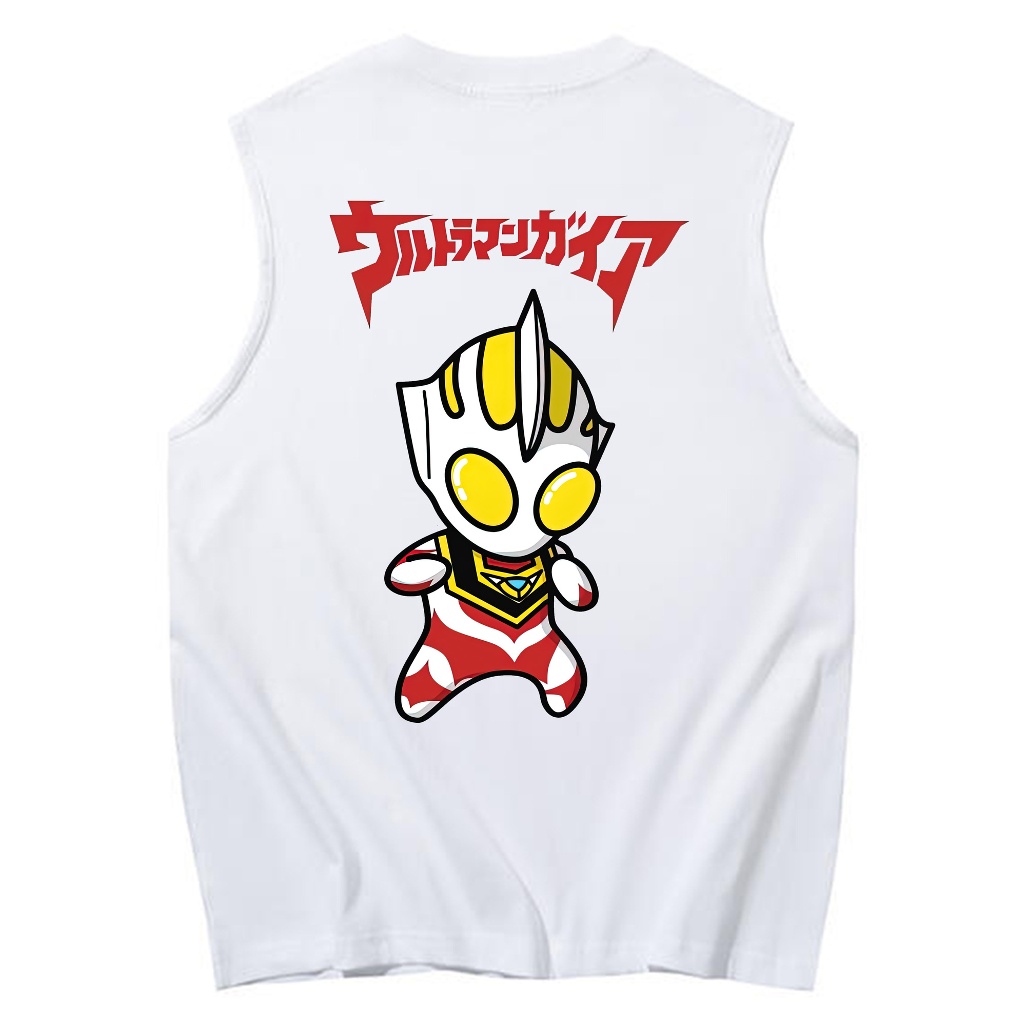 （画像用） ウルトラマン Ultraman コットン100％タンクトップ（背面プリント）