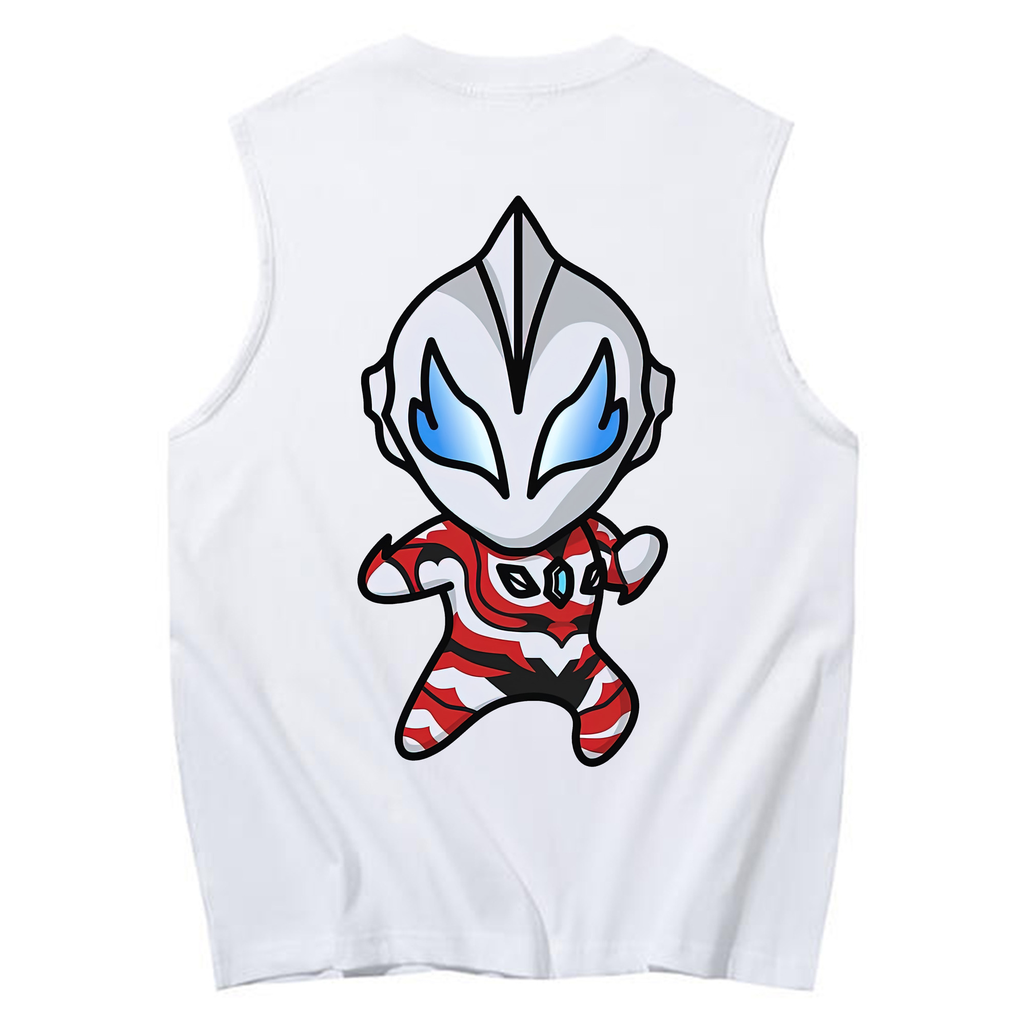 （画像用） ウルトラマン Ultraman コットン100％タンクトップ（背面プリント）