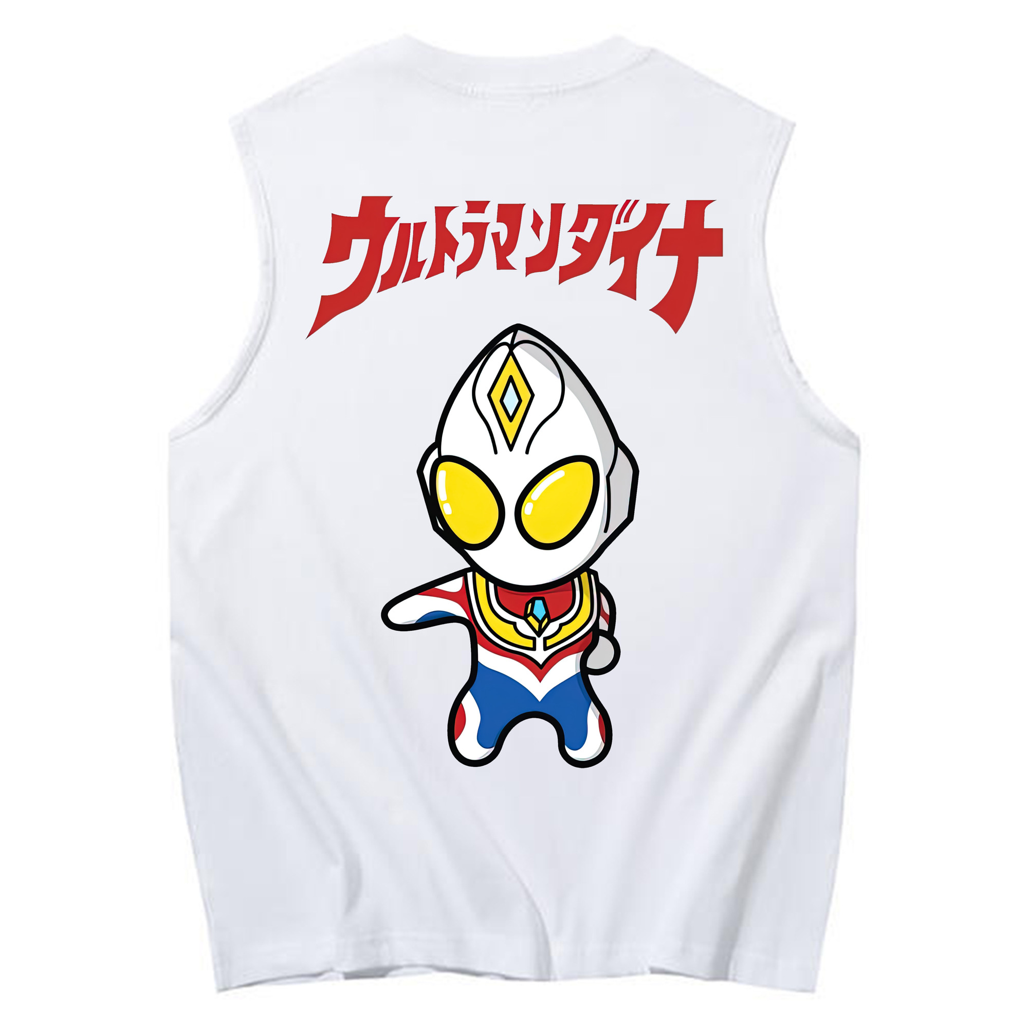 （画像用） ウルトラマン Ultraman コットン100％タンクトップ（背面プリント）