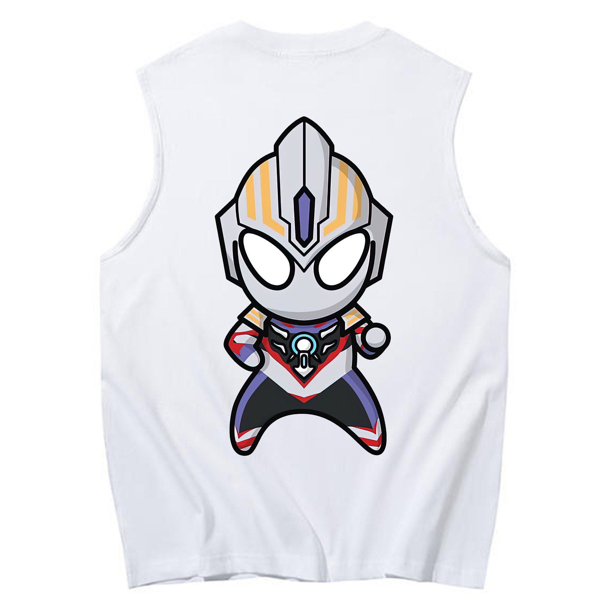 （画像用） ウルトラマン Ultraman コットン100％タンクトップ（背面プリント）