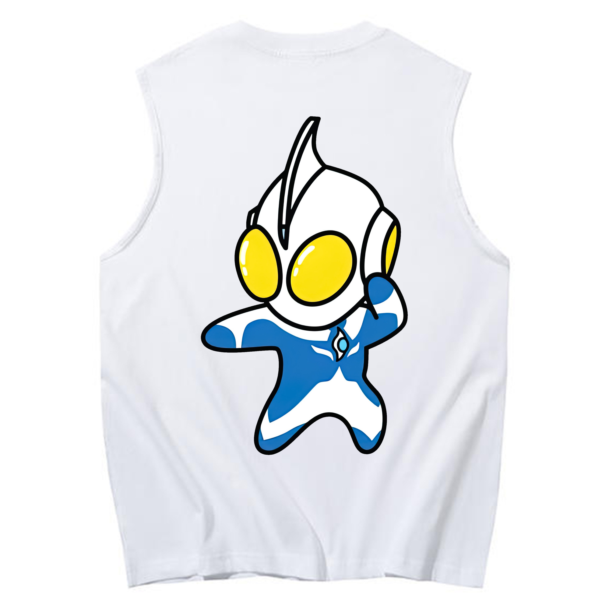 （画像用） ウルトラマン Ultraman コットン100％タンクトップ（背面プリント）