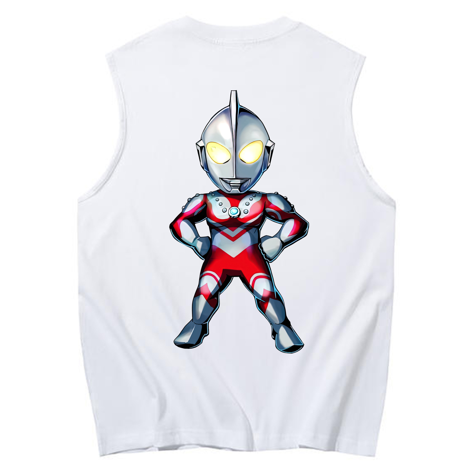 （画像用） ウルトラマン Ultraman コットン100％タンクトップ（背面プリント）